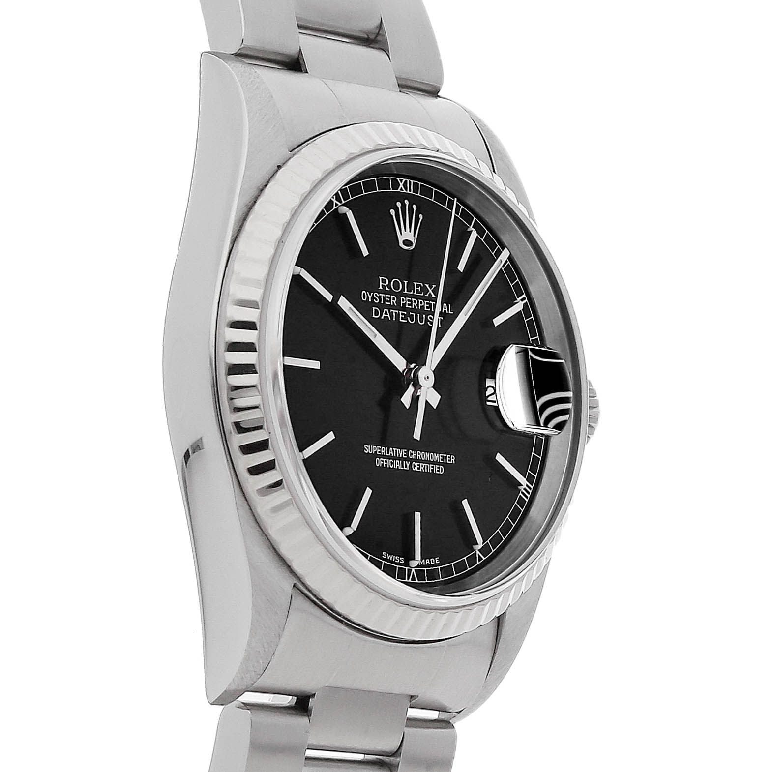 Rolex Super Clone Watch : Datejust 16234 BLK IX OYS