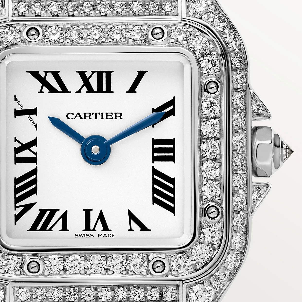 CARTIER PANTHÈRE White Gold Diamond 25mm Mini Model WJPN0046