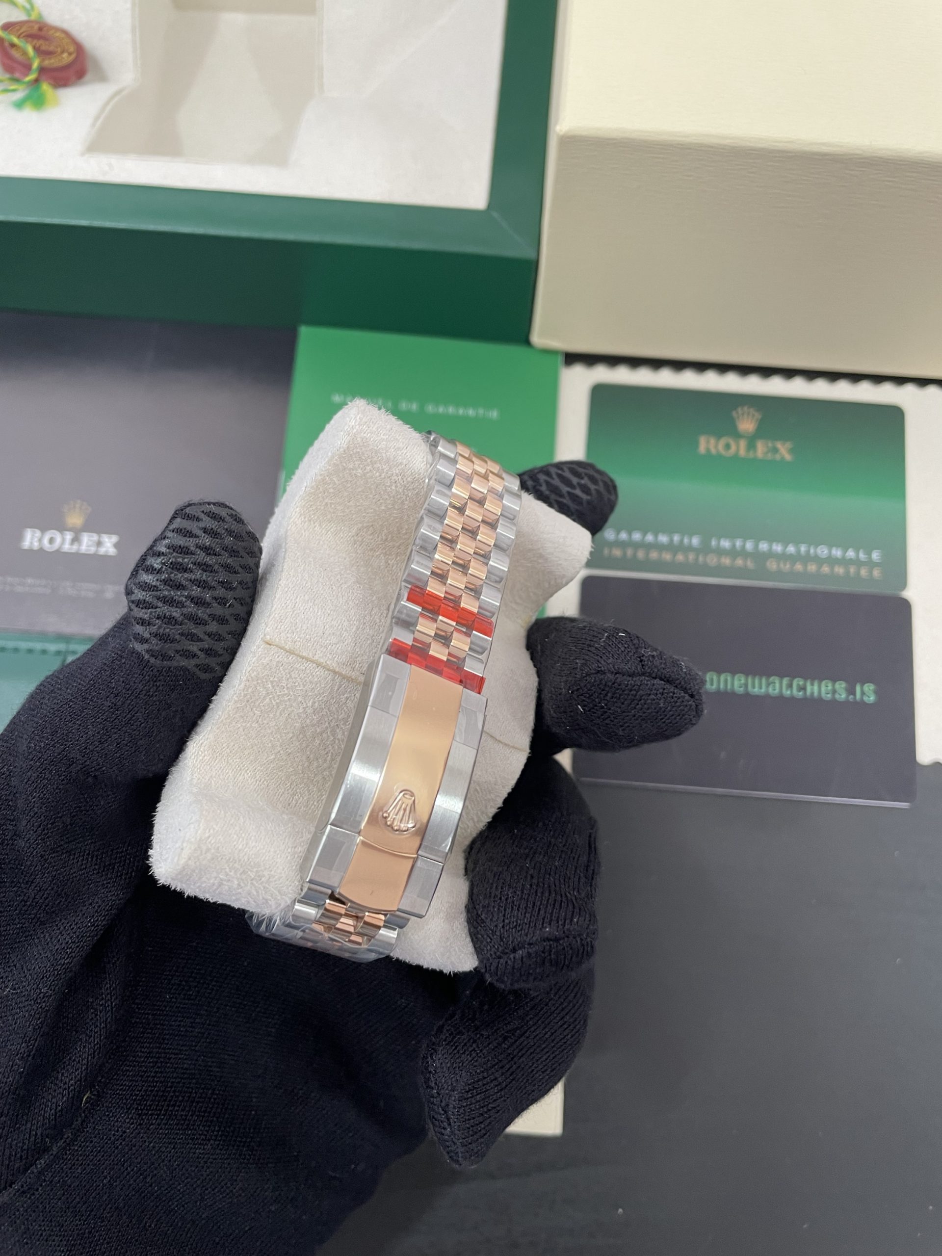 Rolex Datejust Rose Gold Two-Tone Chocolate Dial Swiss 3235 Movement Super Copy