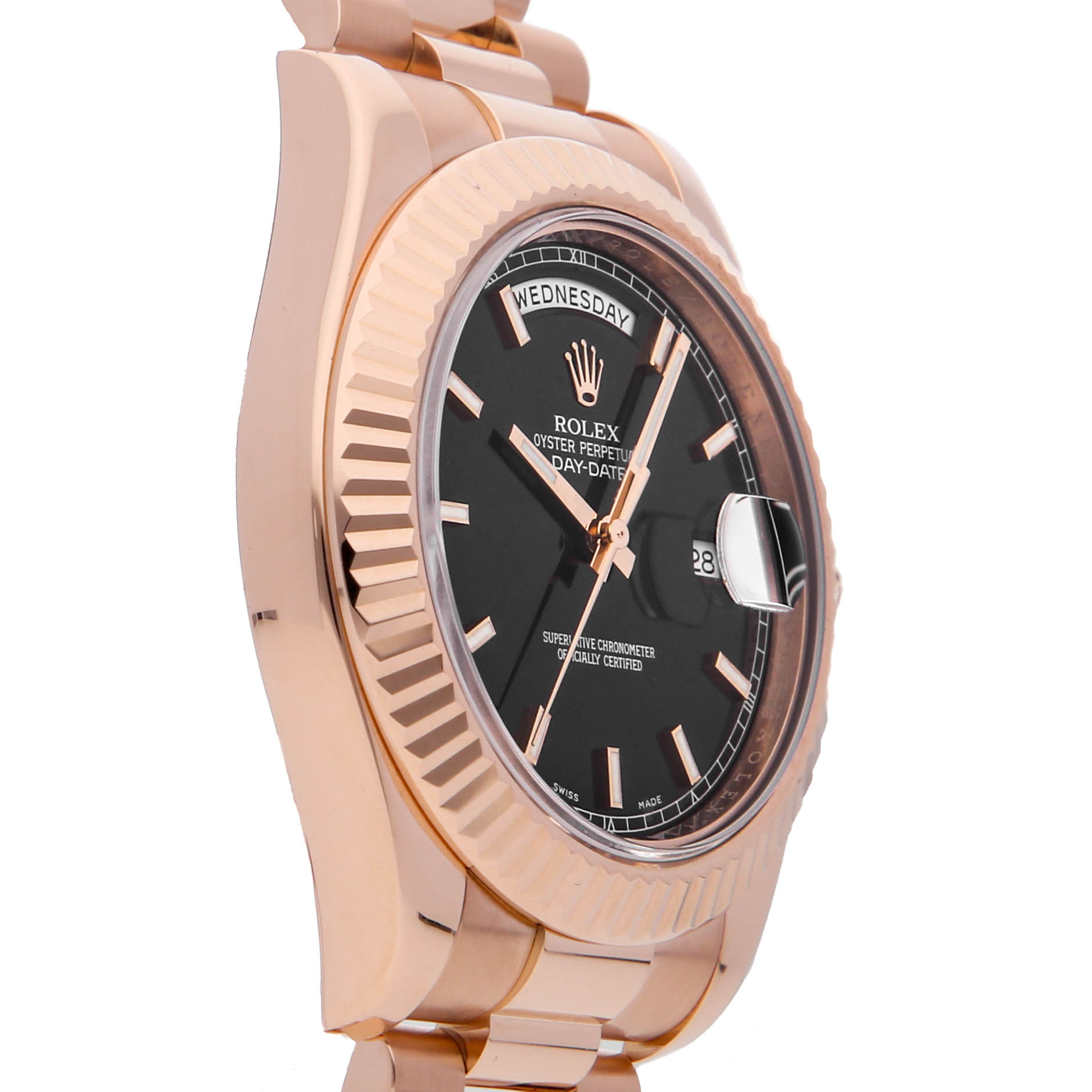 Rolex Super Clone Watch : Day-Date 218235 BLK IX PRS