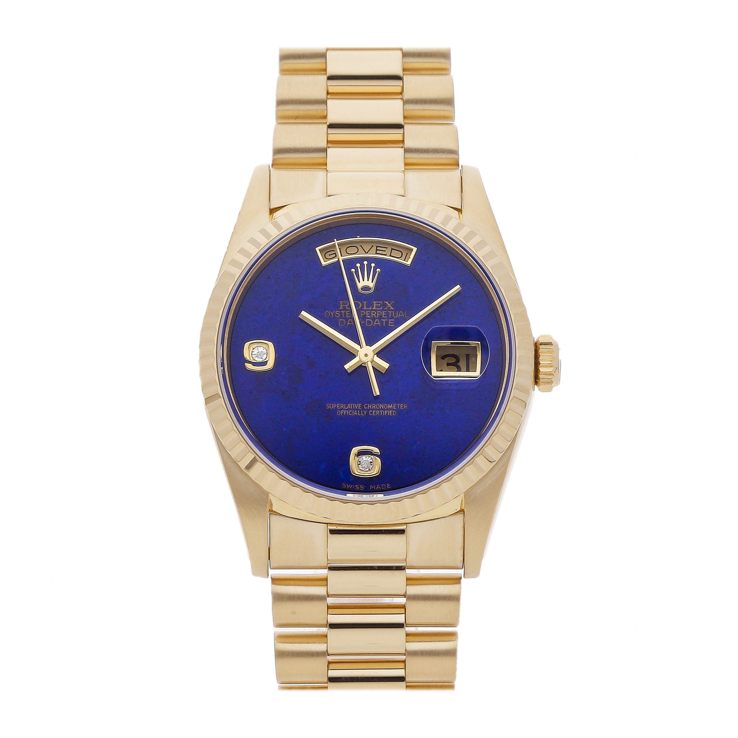Rolex Super Clone Watch : Day-Date 18238 LAPLAZ 6 9 PRS