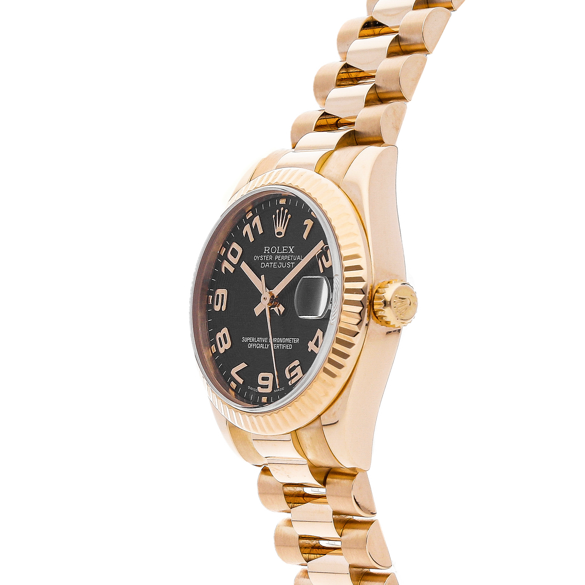 Rolex Super Clone Watch : Datejust 178275 BLK CON AR PRS