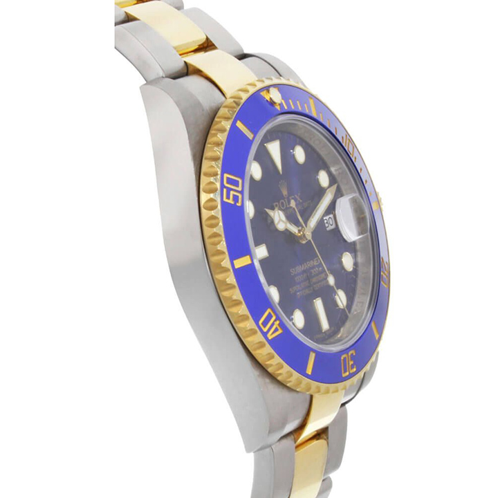 Rolex Submariner Date Two Tone Blue Dial Men's Watch 116613LB-0005