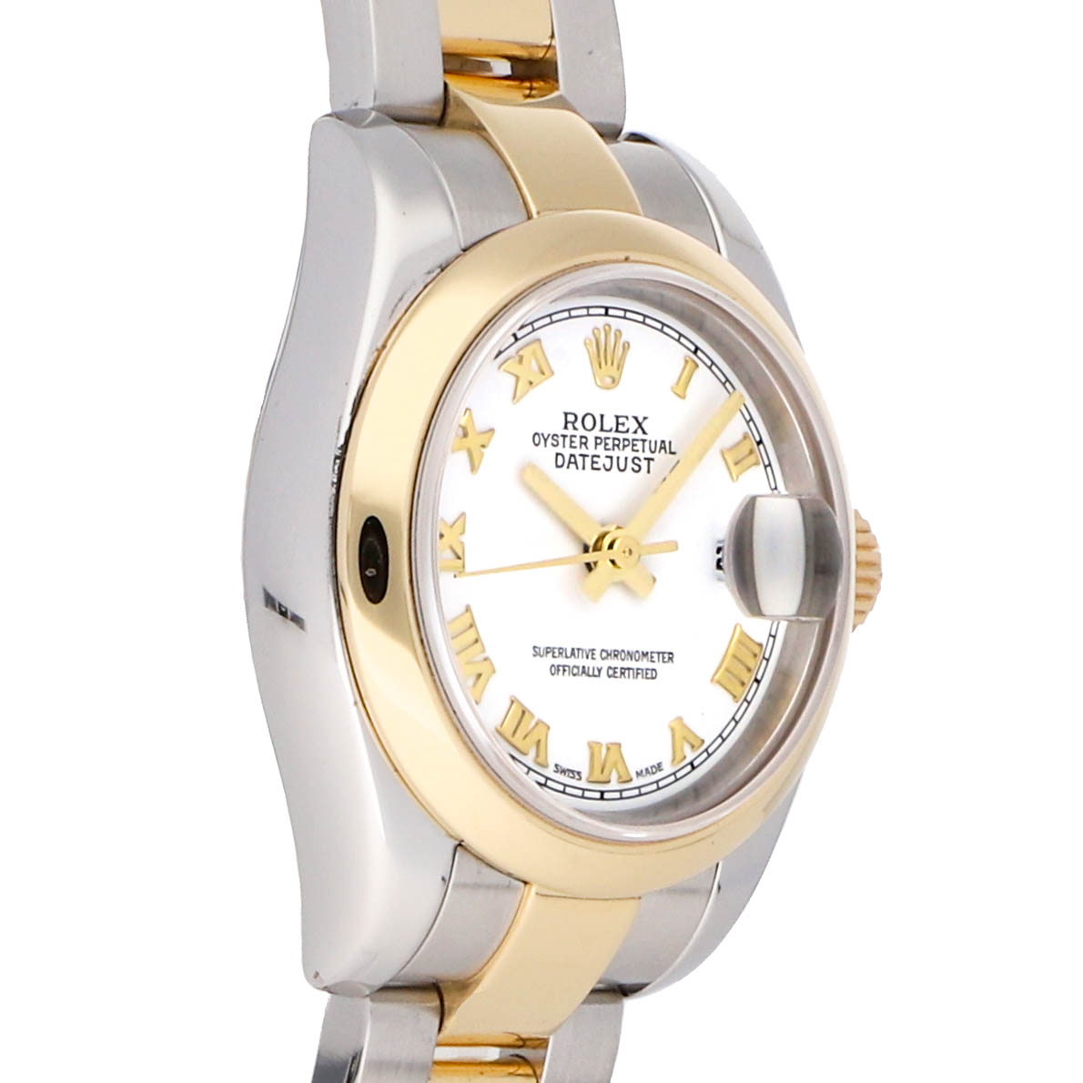Rolex Super Clone Watch : Datejust 179163 WHT ROM OYS