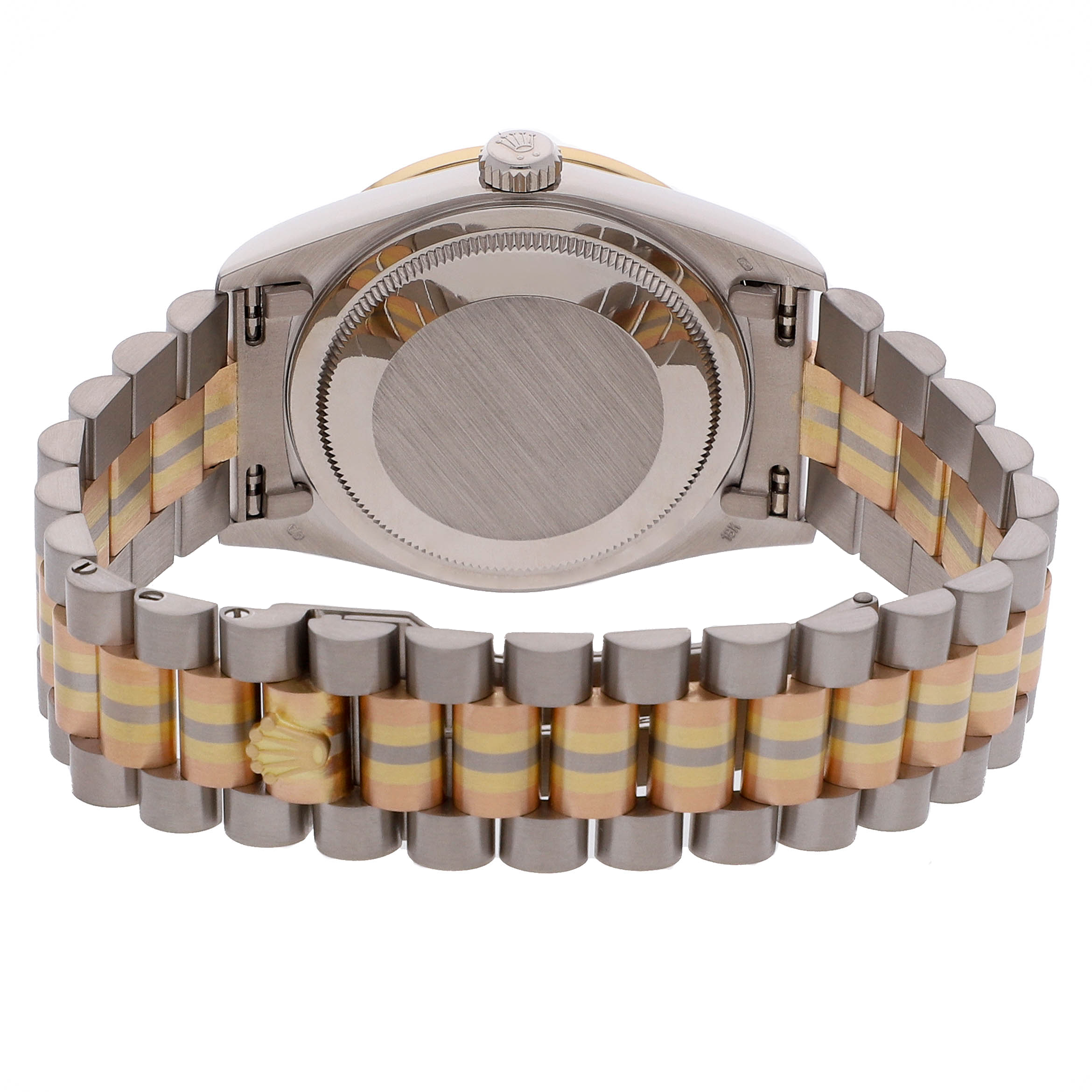 Rolex Super Clone Watch : Day-Date Tridor 18349BIC PNK RD BG PRS