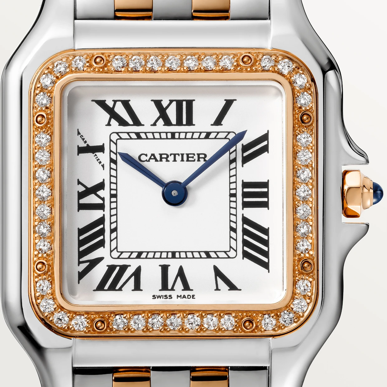 CARTIER PANTHÈRE Rose Gold Mix Diamond 37mm Medium Model W3PN0007