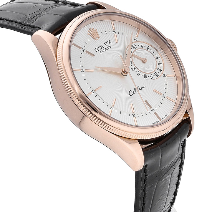 ROLEX CELLINI DATE 39 mm 18 ct Everose gold polished finish M50515-0008