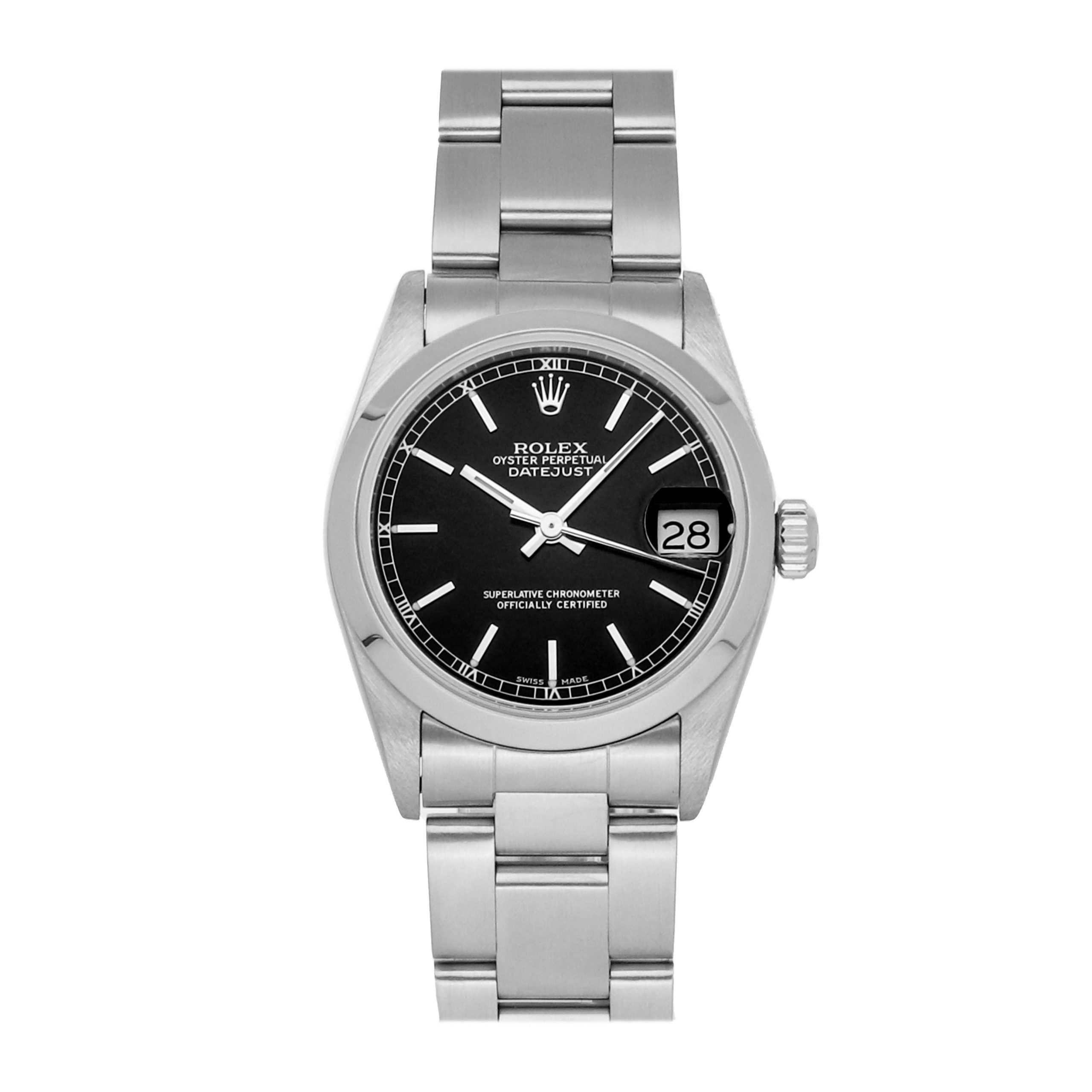 Rolex Super Clone Watch : Datejust 68240 BLK IX OYS