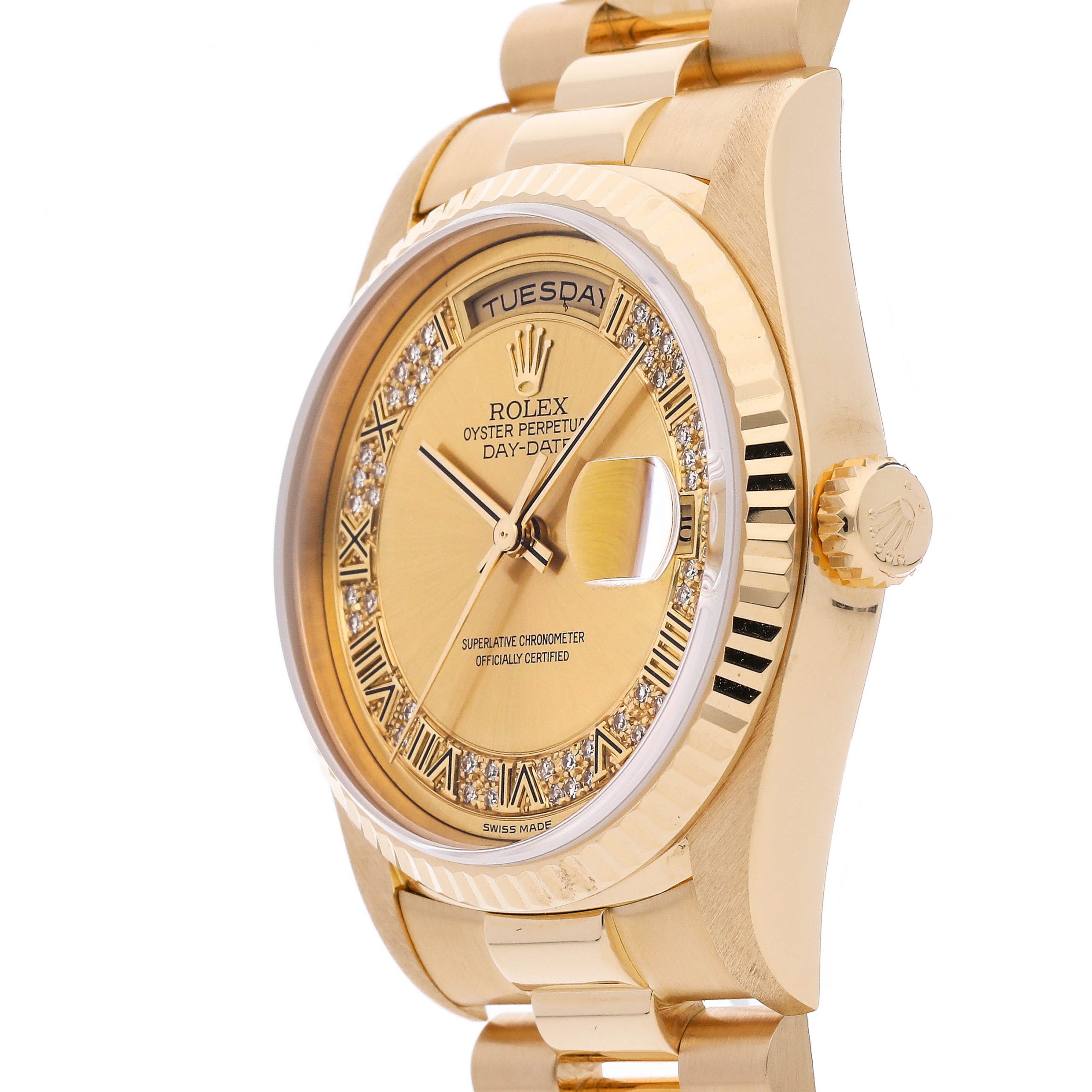 Rolex Super Clone Watch : Day-Date 18238 CHP MYR ROM PRS