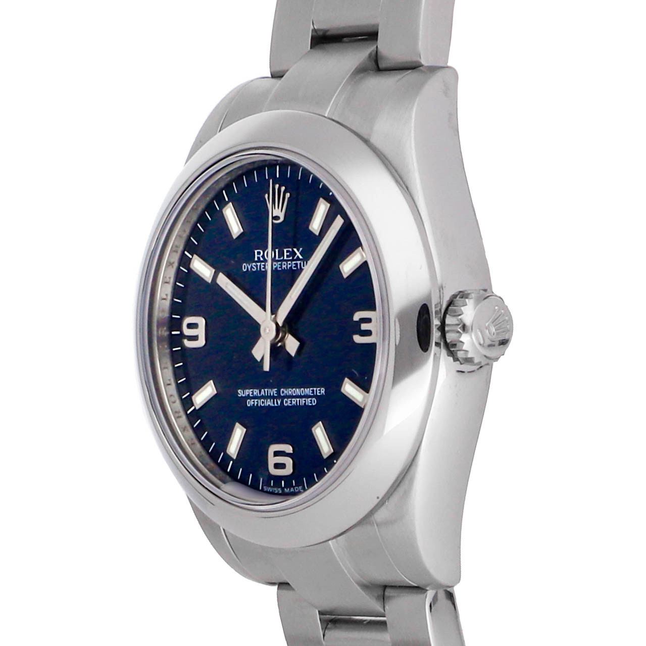 Rolex Super Clone Watch : Oyster Perpetual 177200 BLU IX AR OYS