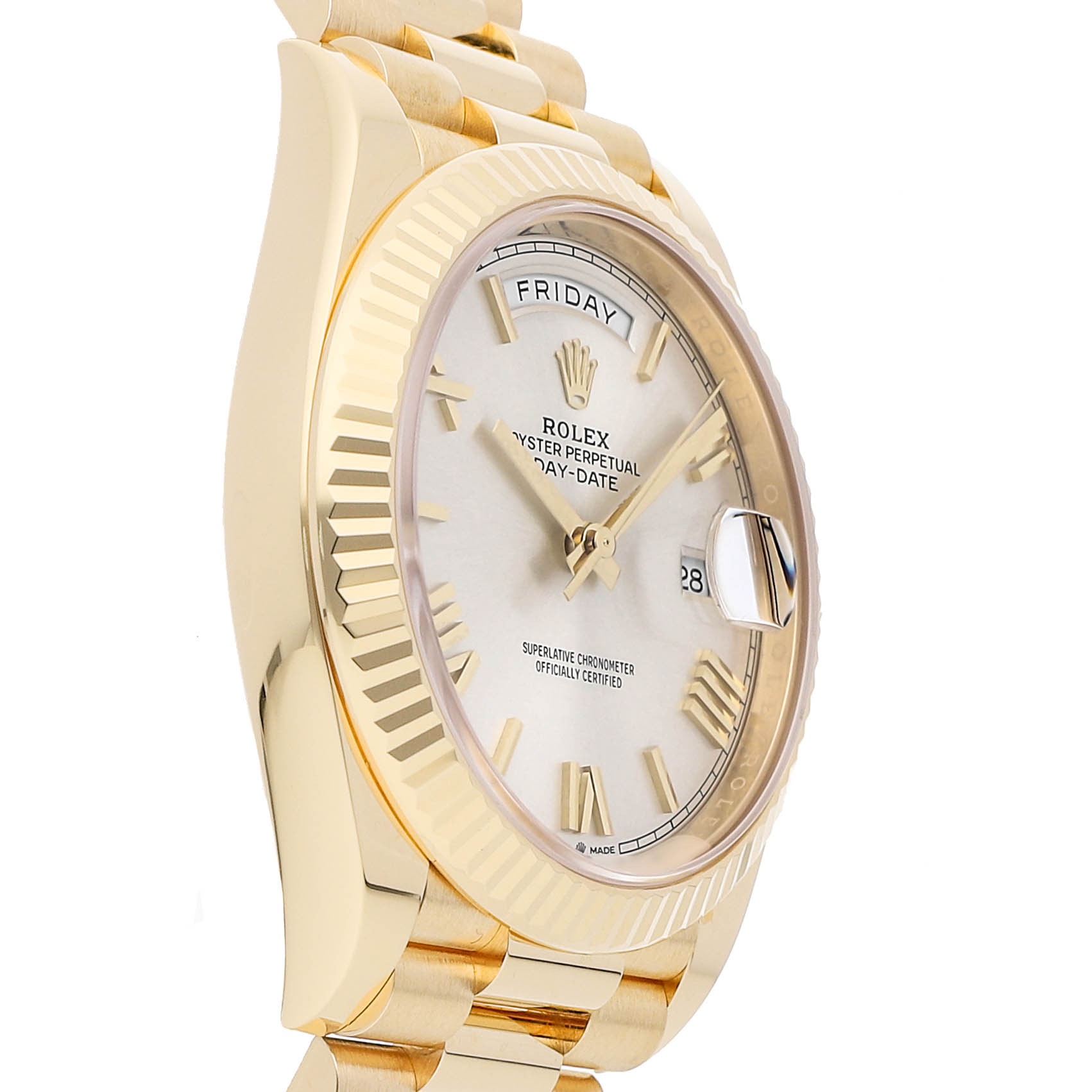 Rolex Super Clone Watch : Day-Date YG 228238-0002