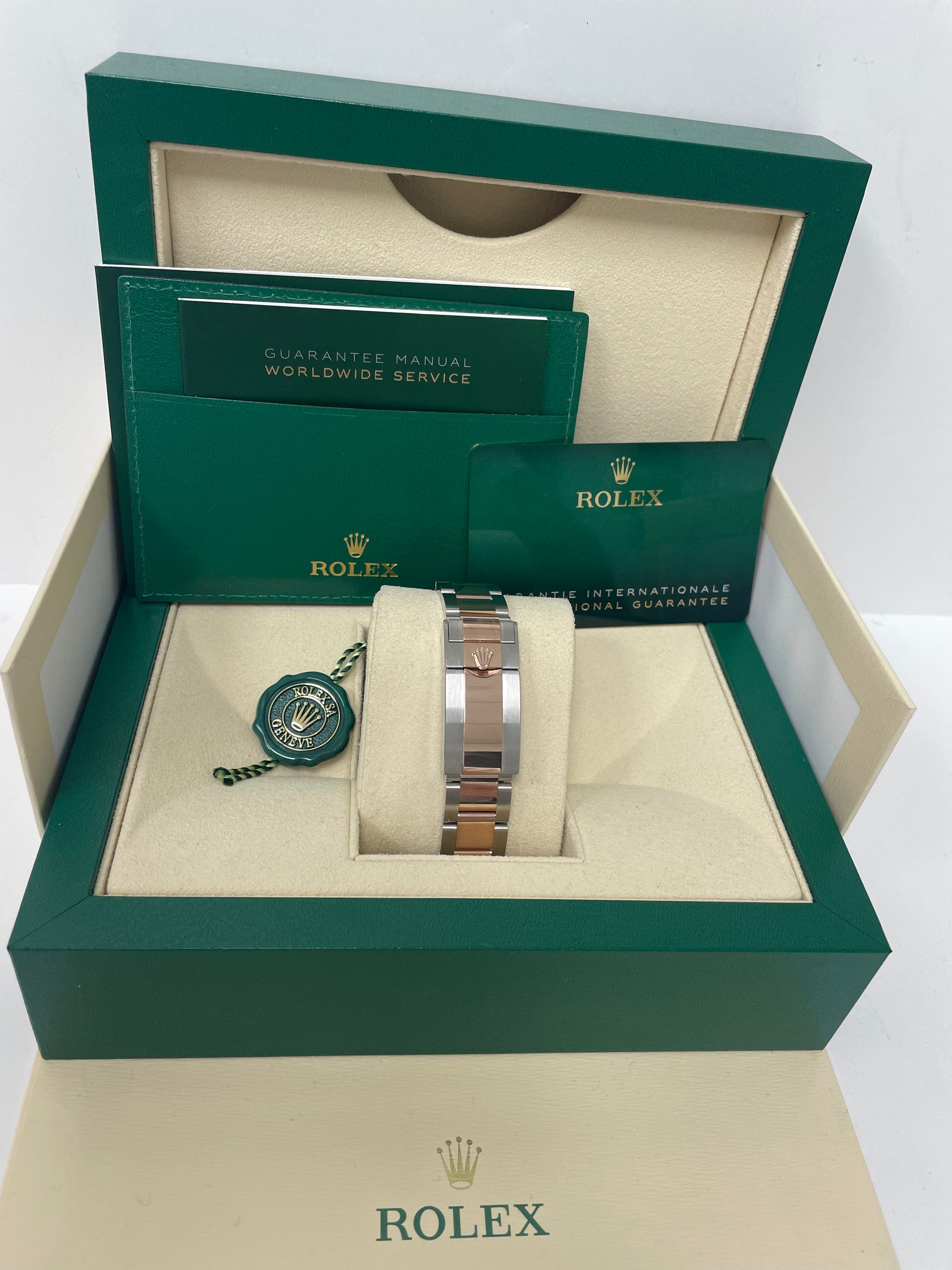 Rolex Steel and Everose Gold Rolesor Yacht-Master 40 Watch Black Dial (Ref #126621)