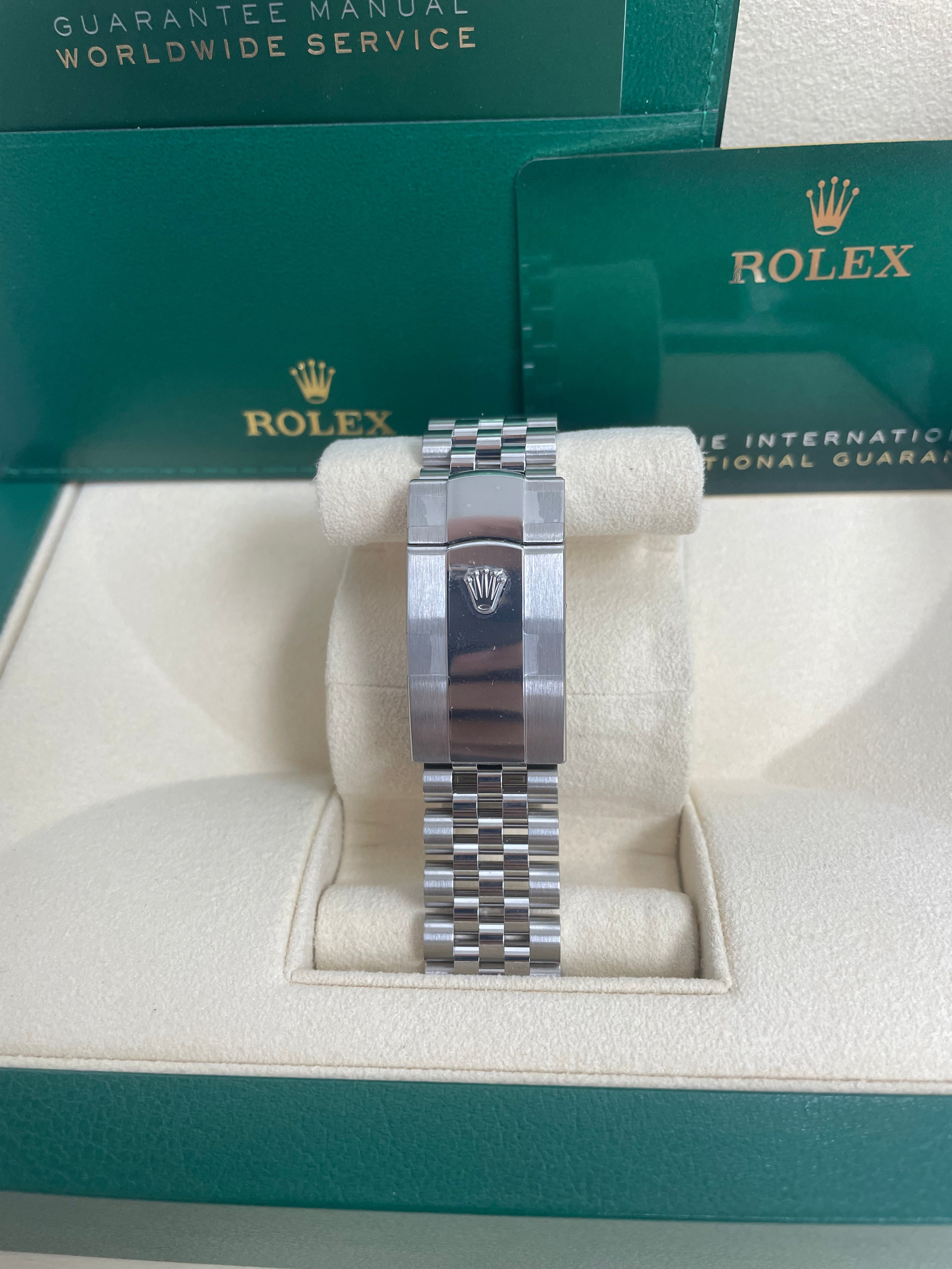 Rolex White Rolesor Sky-Dweller Black Index Dial Jubilee Bracelet (Ref# 326934)