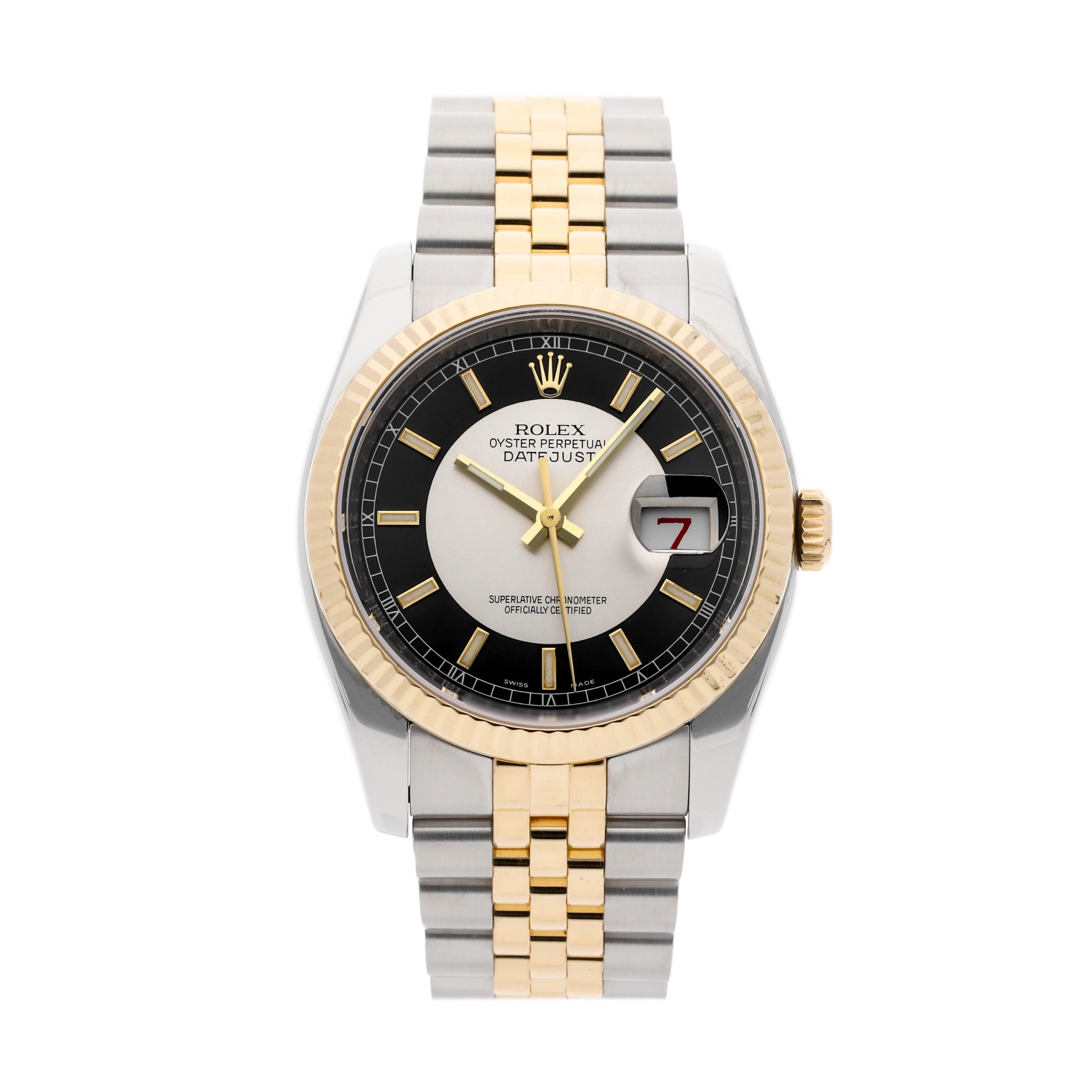 Rolex Super Clone Watch : Datejust 116233 SLV BLK IX JUB