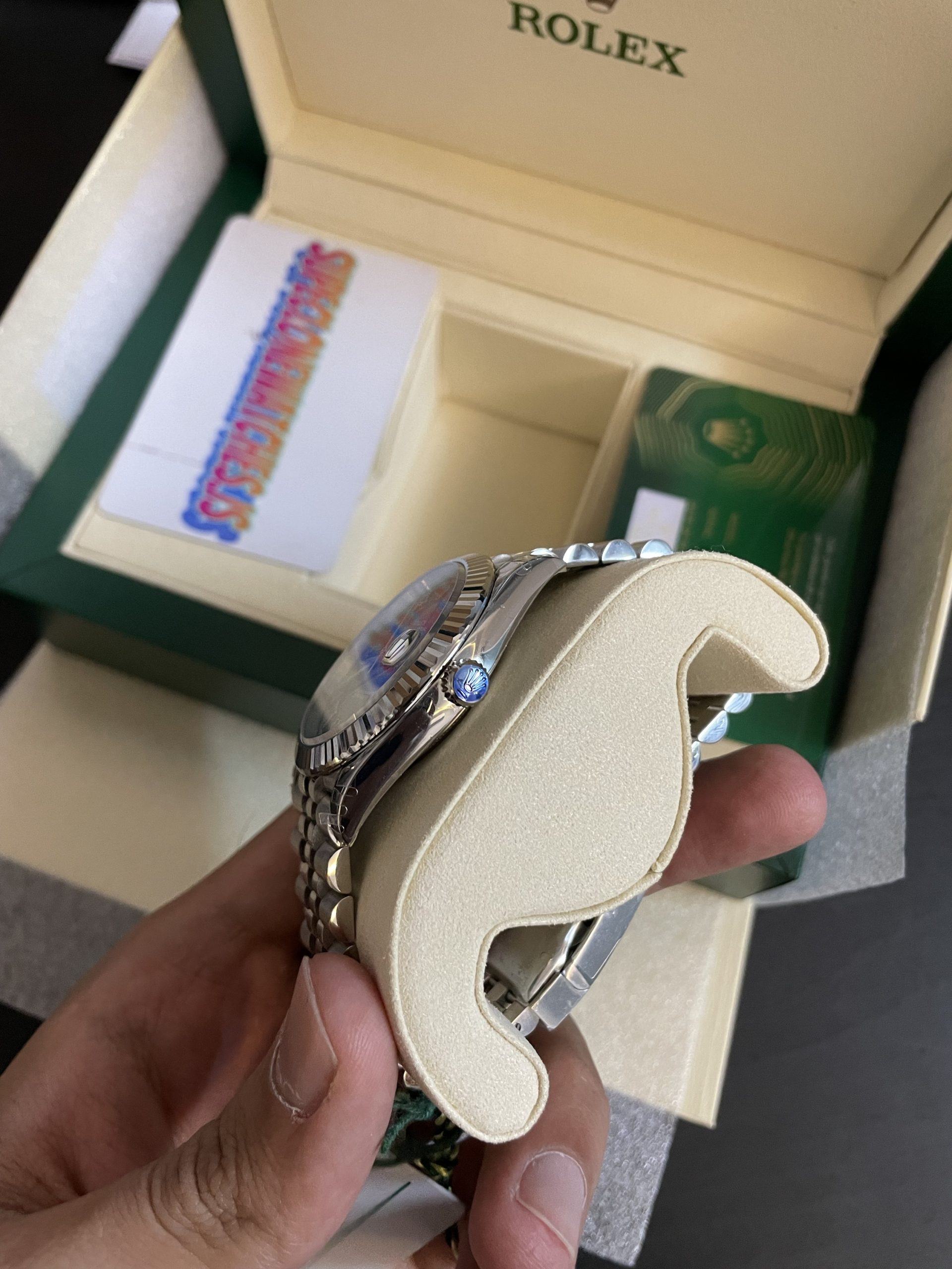 Rolex Datejust 41 Blue Dial Roman Numerals Swiss Movement High Quality Copy