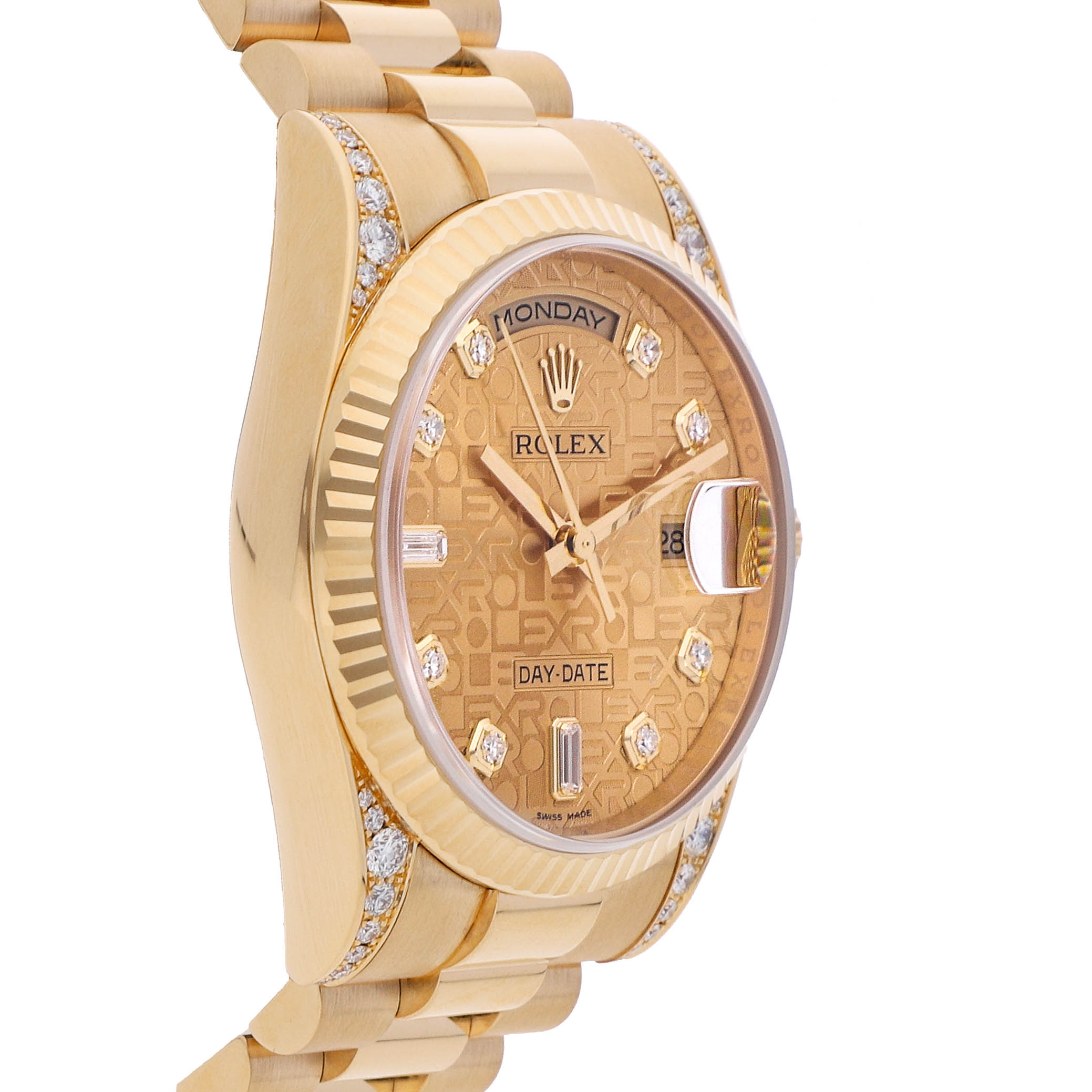 Rolex Super Clone Watch : Day-Date 118338 CHP JUB DI PRS