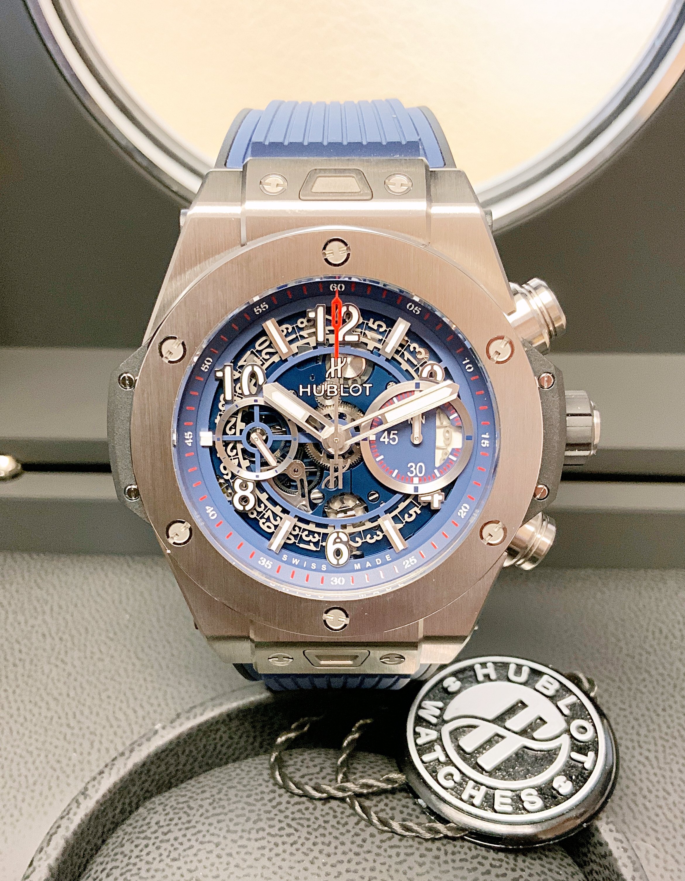 Hublot Transparent Blue Replica