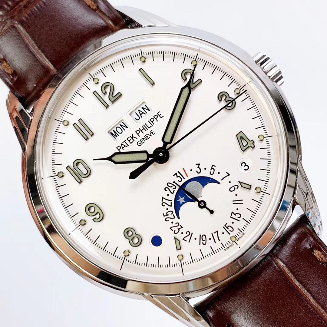 Patek Philippe Grand Complications Perpetual Calendar - White Gold - Lacquered Cream Dial