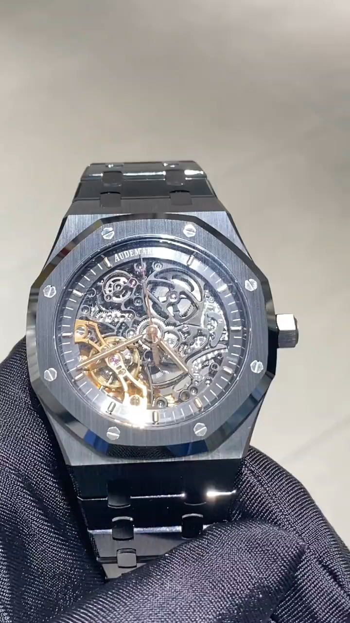 Audemars Piguet Black Skeleton 15416CE.OO.1225CE.01 Replica