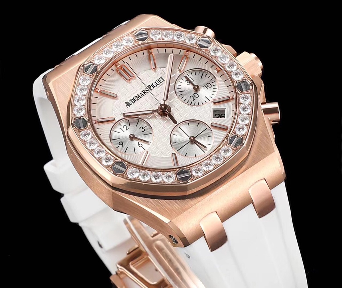 Audemars Piguet Royal Oak Offshore Chronograph 37 mm, White/Rose Gold Ref. 26231OR.ZZ.D010CA.01