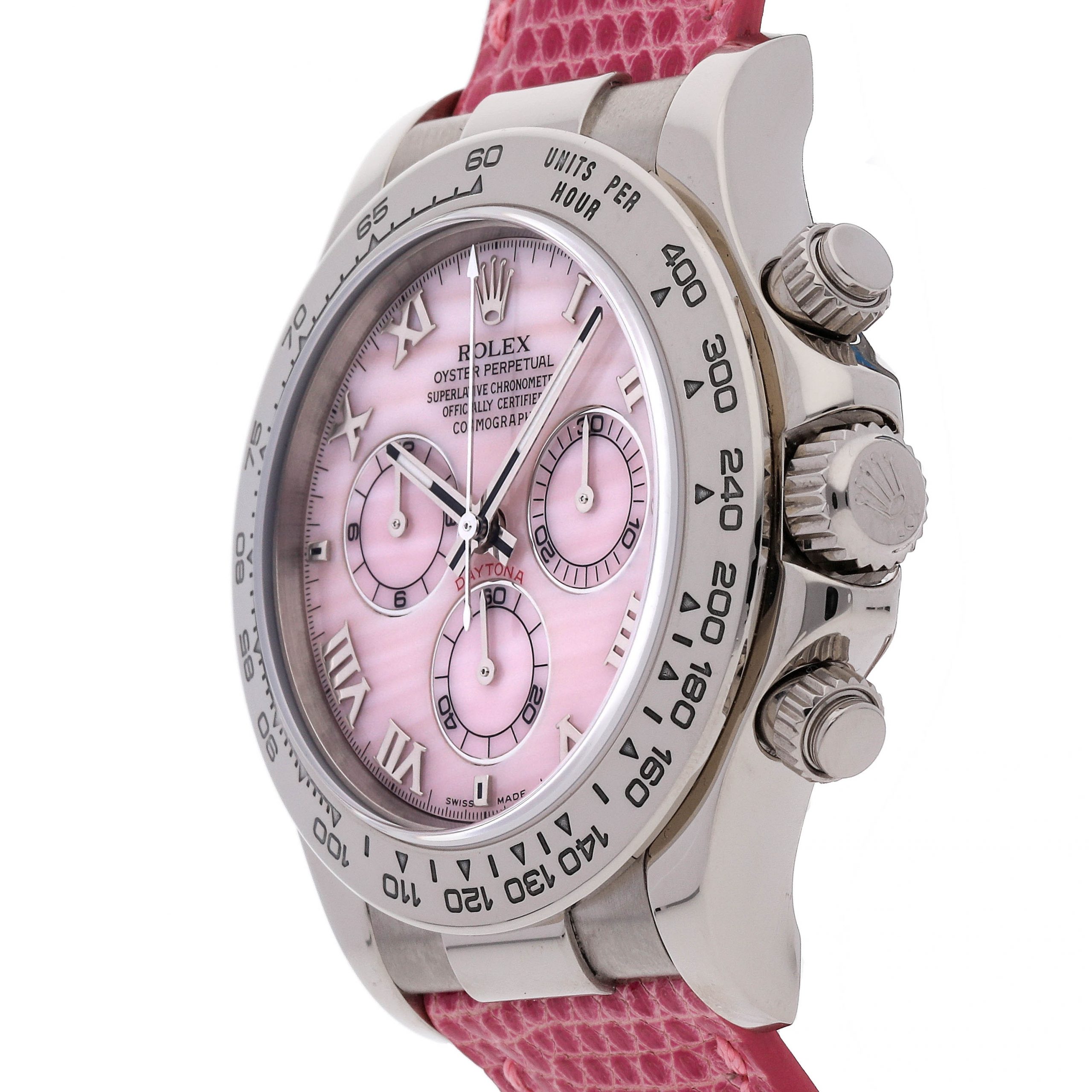 Rolex Super Clone Watch : Daytona Cosmograph 116519 PNK MOP AR DB