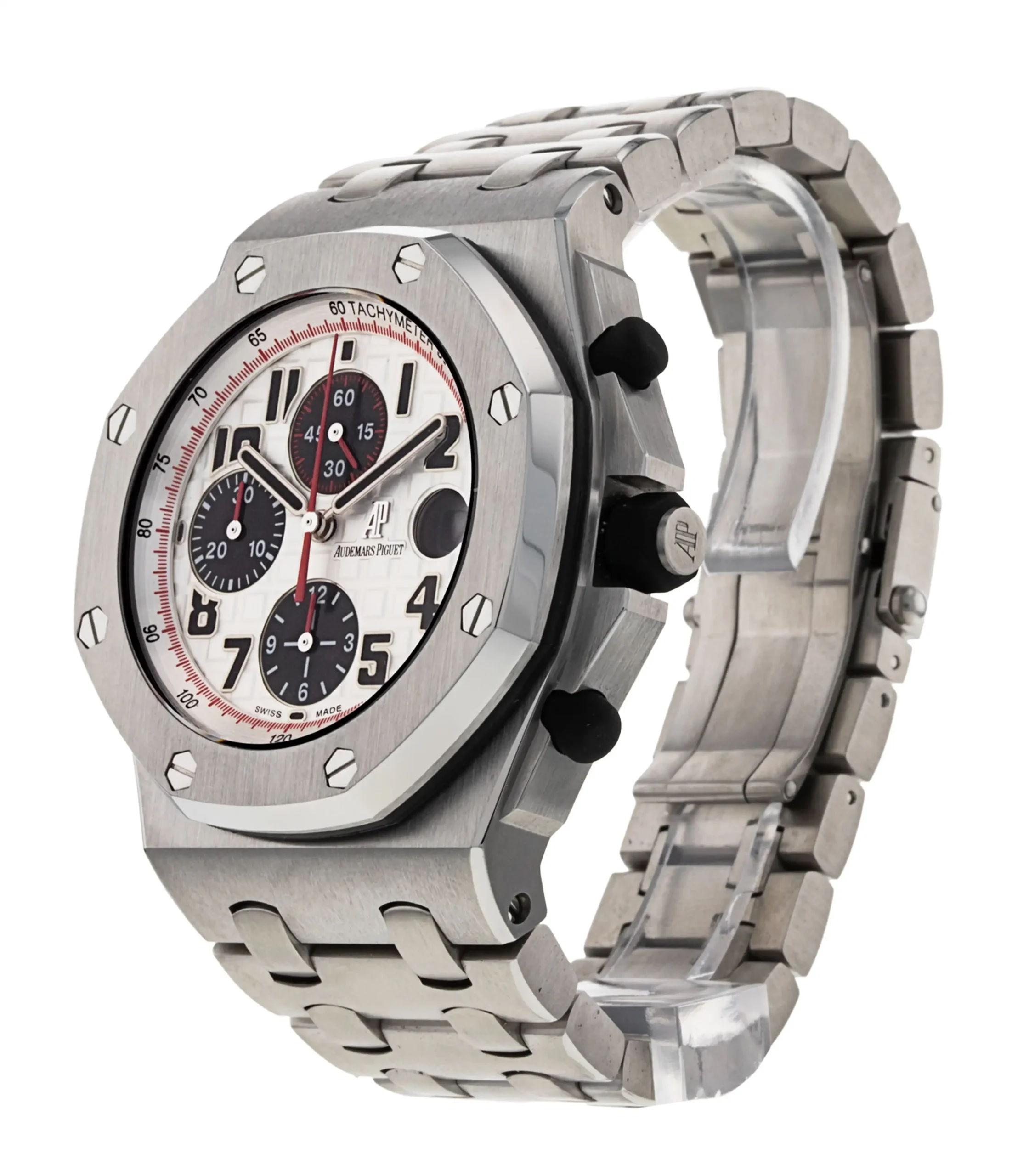 Audemars Piguet Royal Oak Offshore 42 mm, White aka Panda Ref. 26170ST.OO.1000ST.01