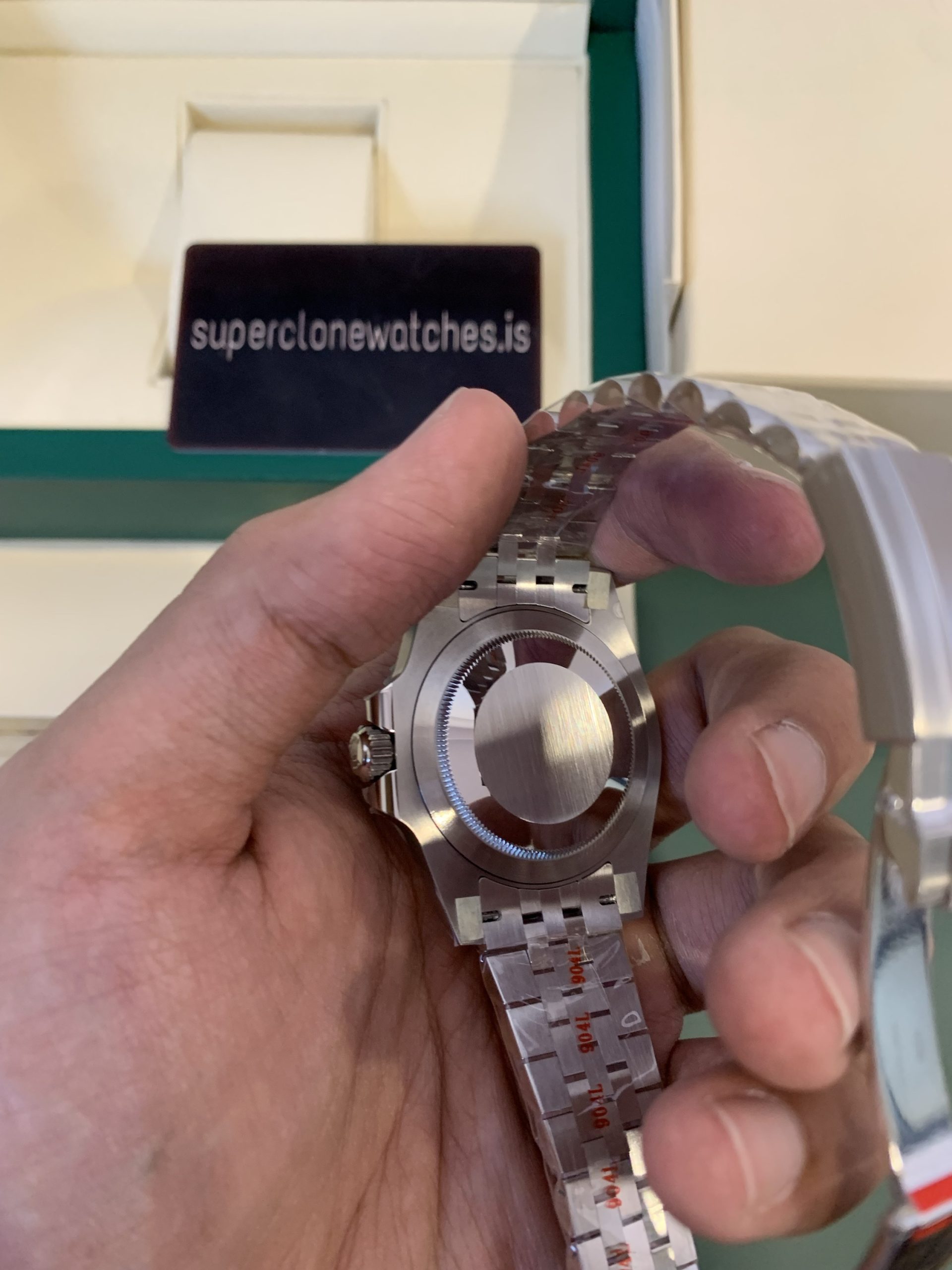 Super Clone Rolex GMT Master II Ref.126710GRNR Bruce Wayne 3285 Movement