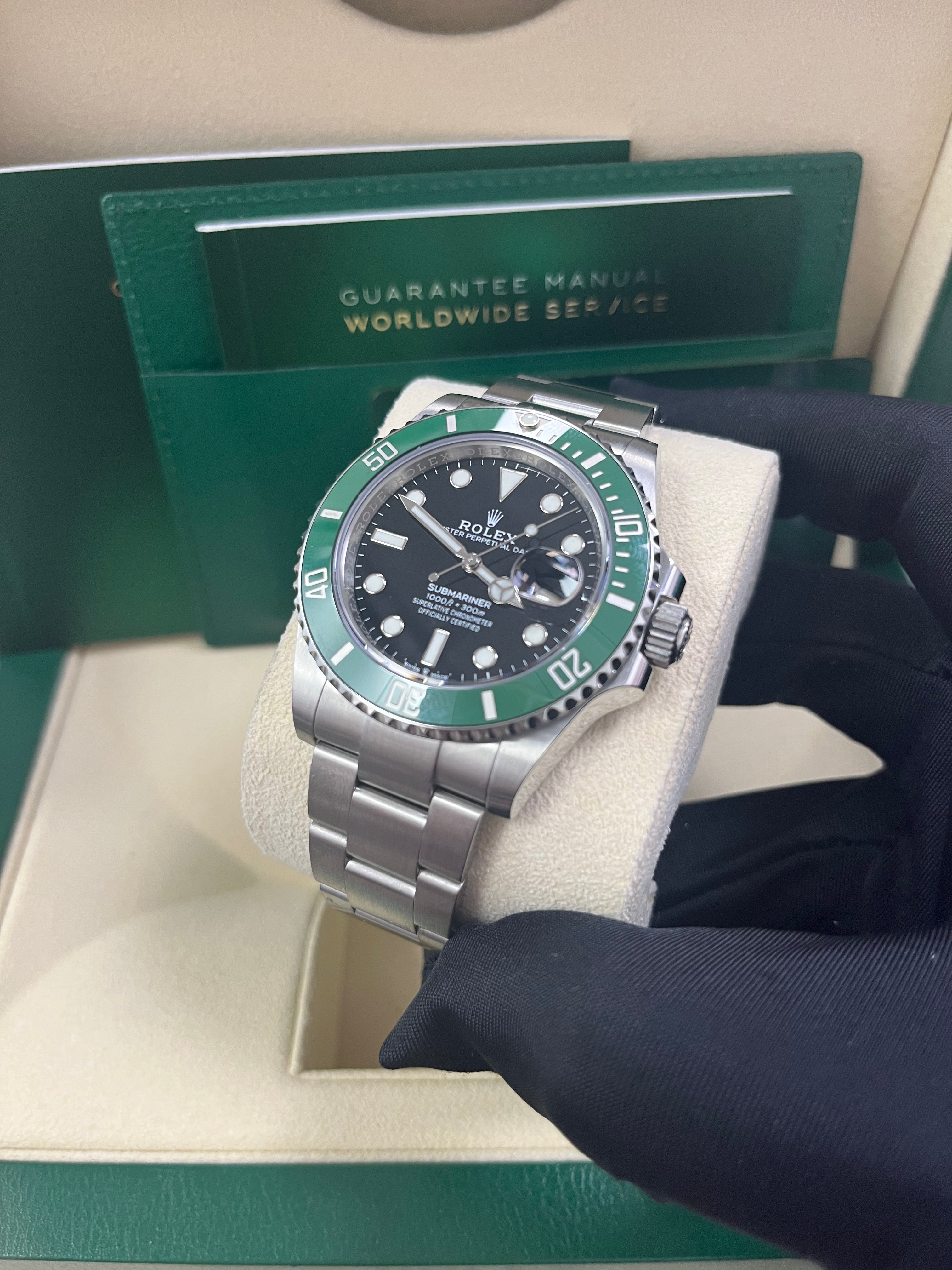 Rolex Submariner Stainless Steel The Starbucks - Kermit Black and Green Bezel (Ref#126610LV)