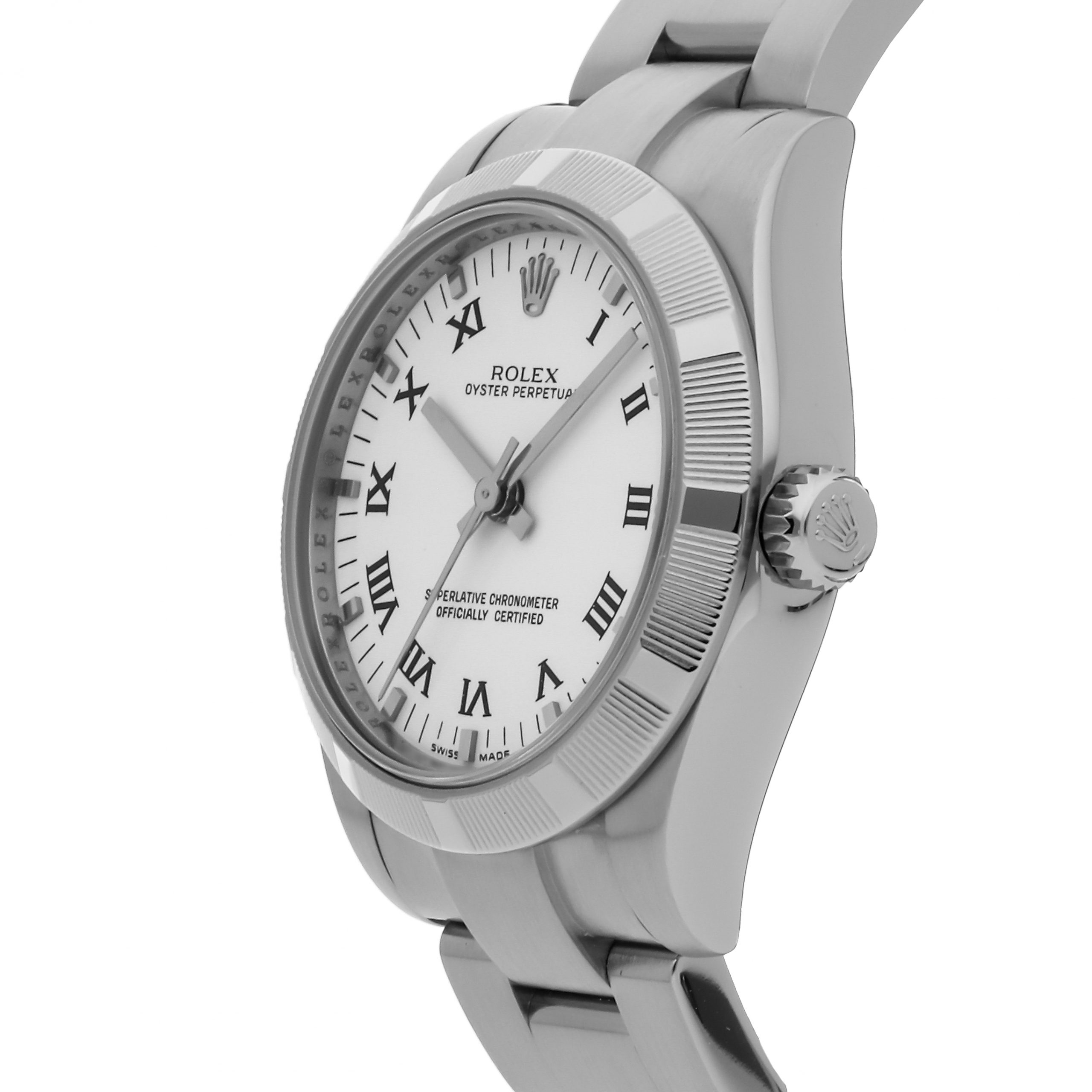 Rolex Super Clone Watch : Oyster Perpetual 177210 WHT IX ROM OYS