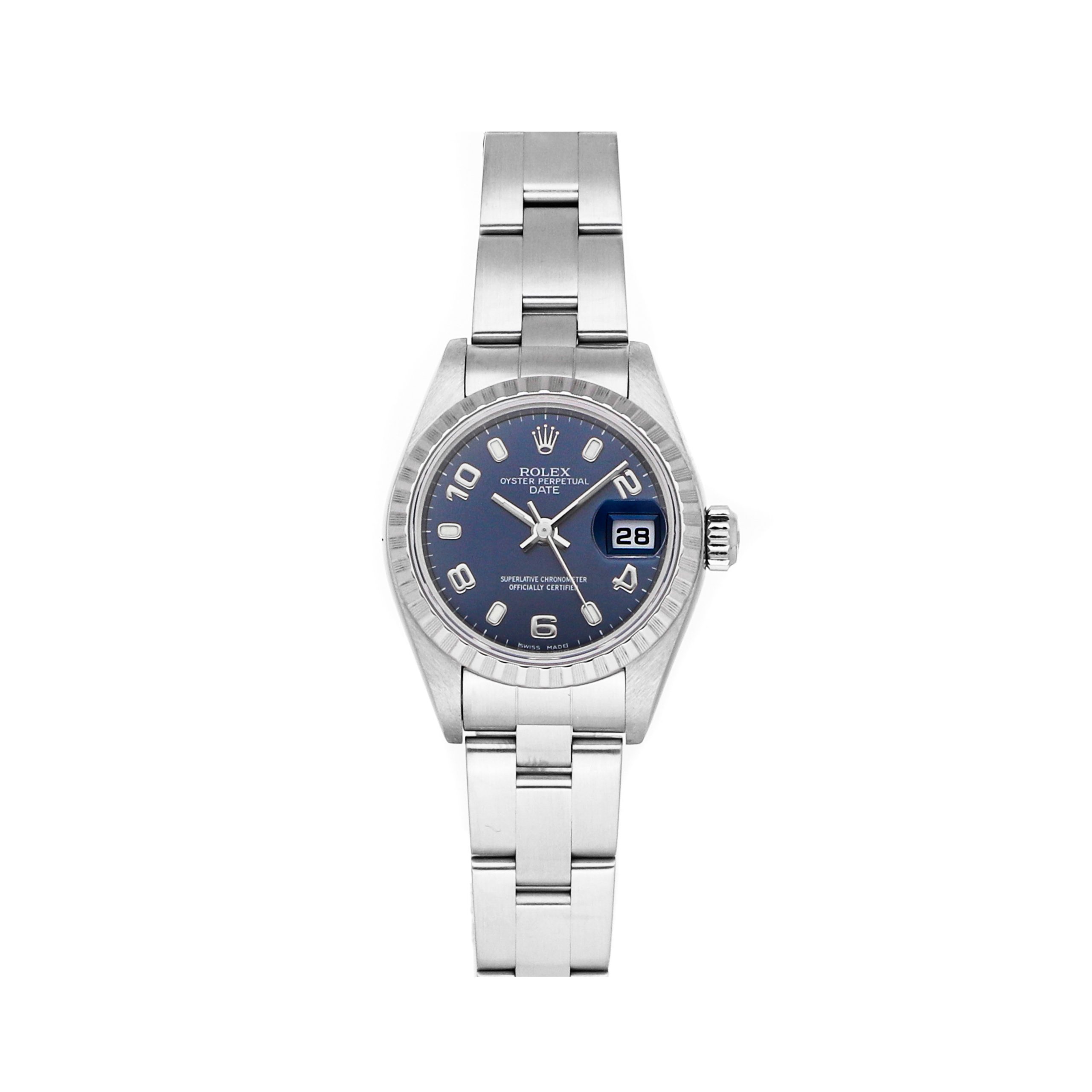 Rolex Super Clone Watch : Oyster Perpetual Date 79240 BLU IX AR OYS