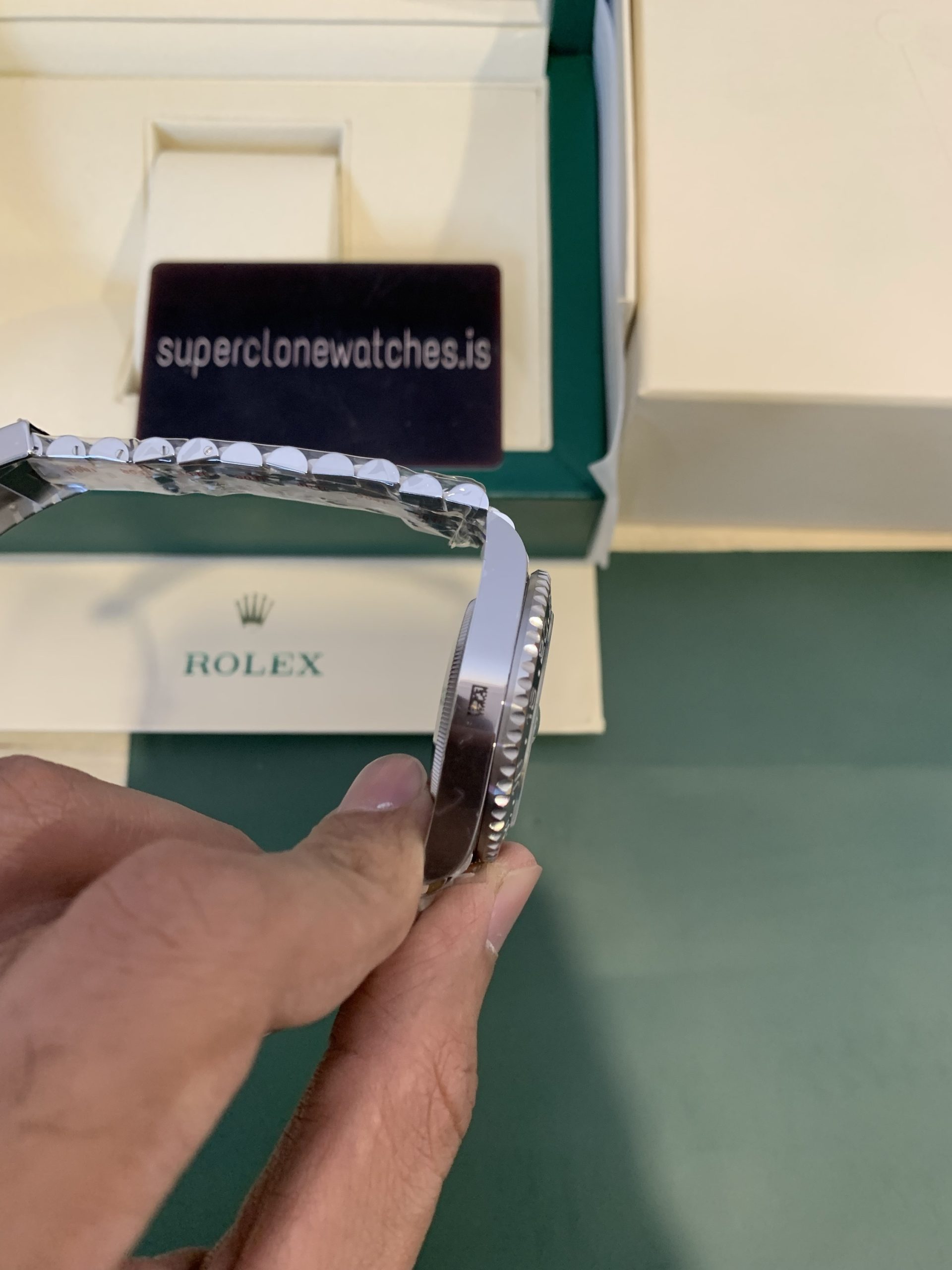 Super Clone Rolex GMT Master II Ref.126710GRNR Bruce Wayne 3285 Movement