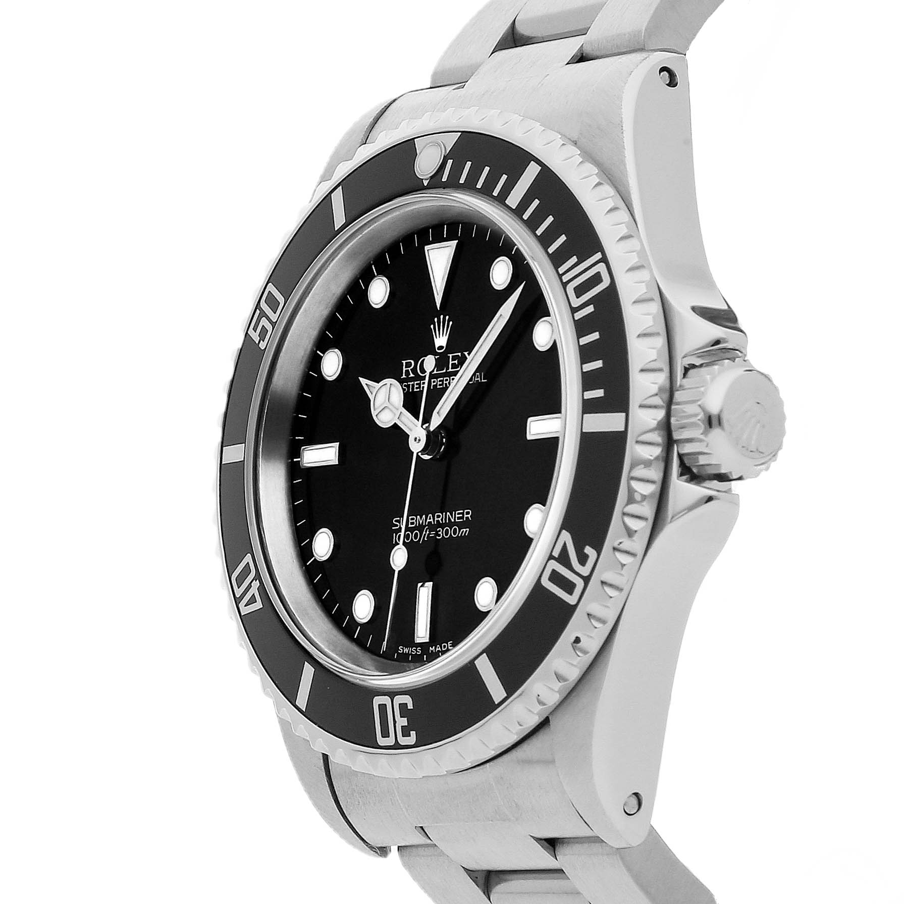 Rolex Super Clone Watch : Submariner No Date 14060 BLK OYS
