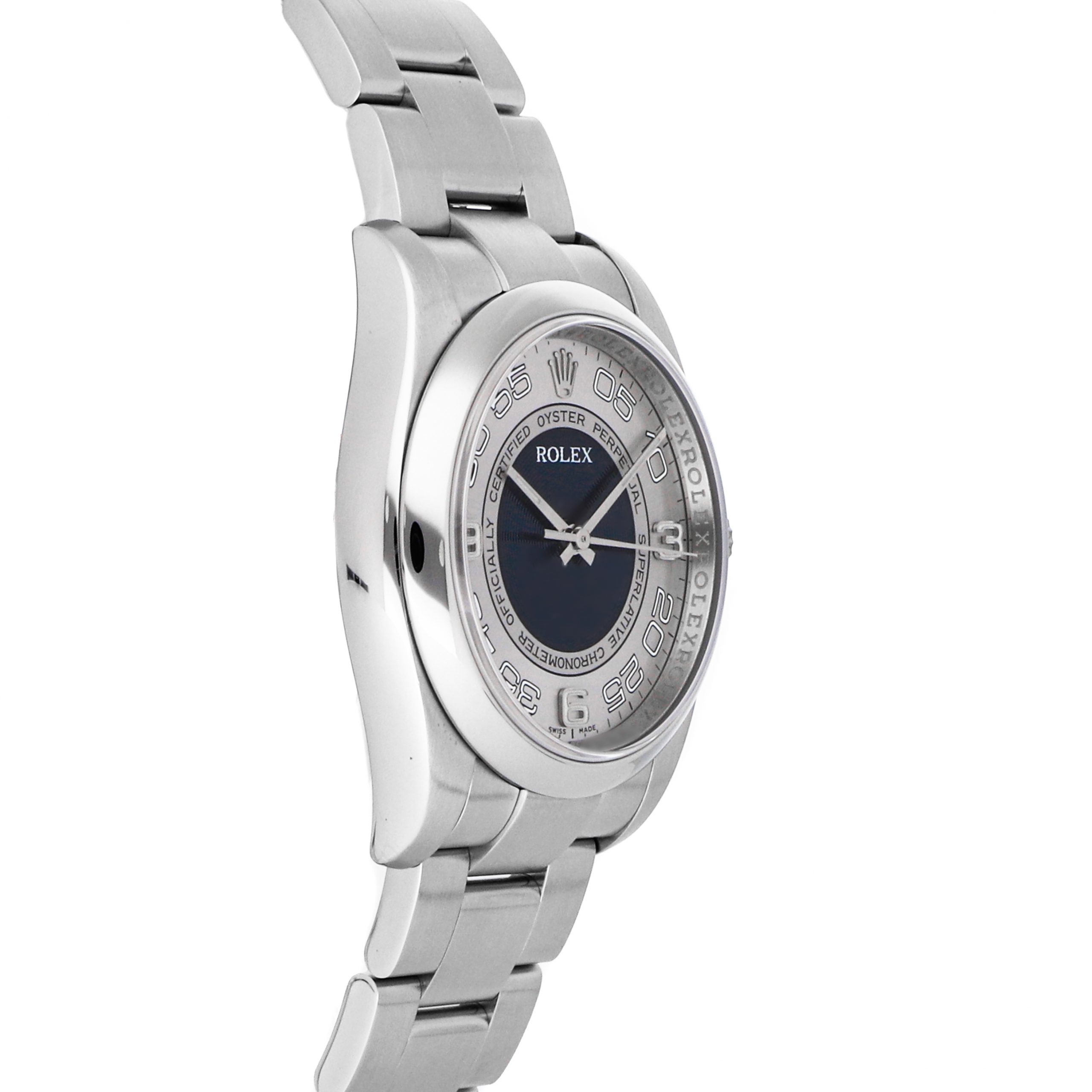 Rolex Super Clone Watch : Oyster Perpetual 116000 BLU SLV OYS