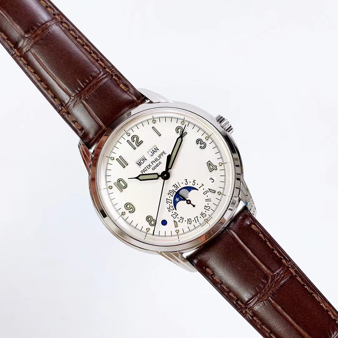 Patek Philippe Grand Complications Perpetual Calendar - White Gold - Lacquered Cream Dial