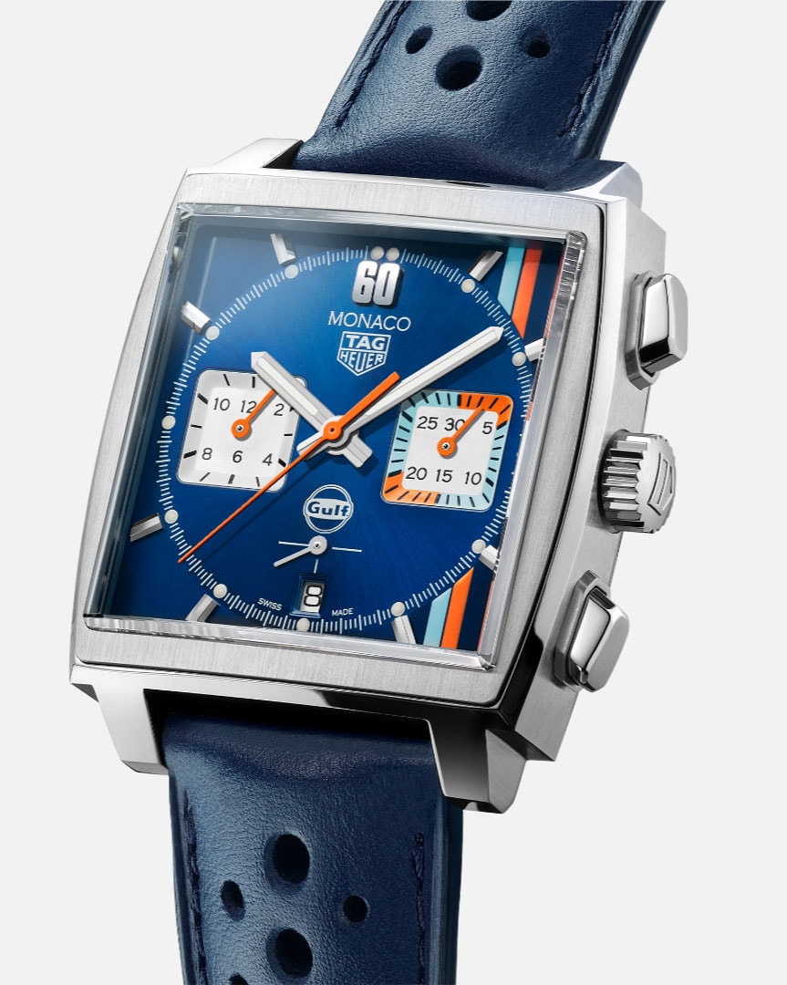 ICONIC WATCH TAG HEUER MONACO GULF