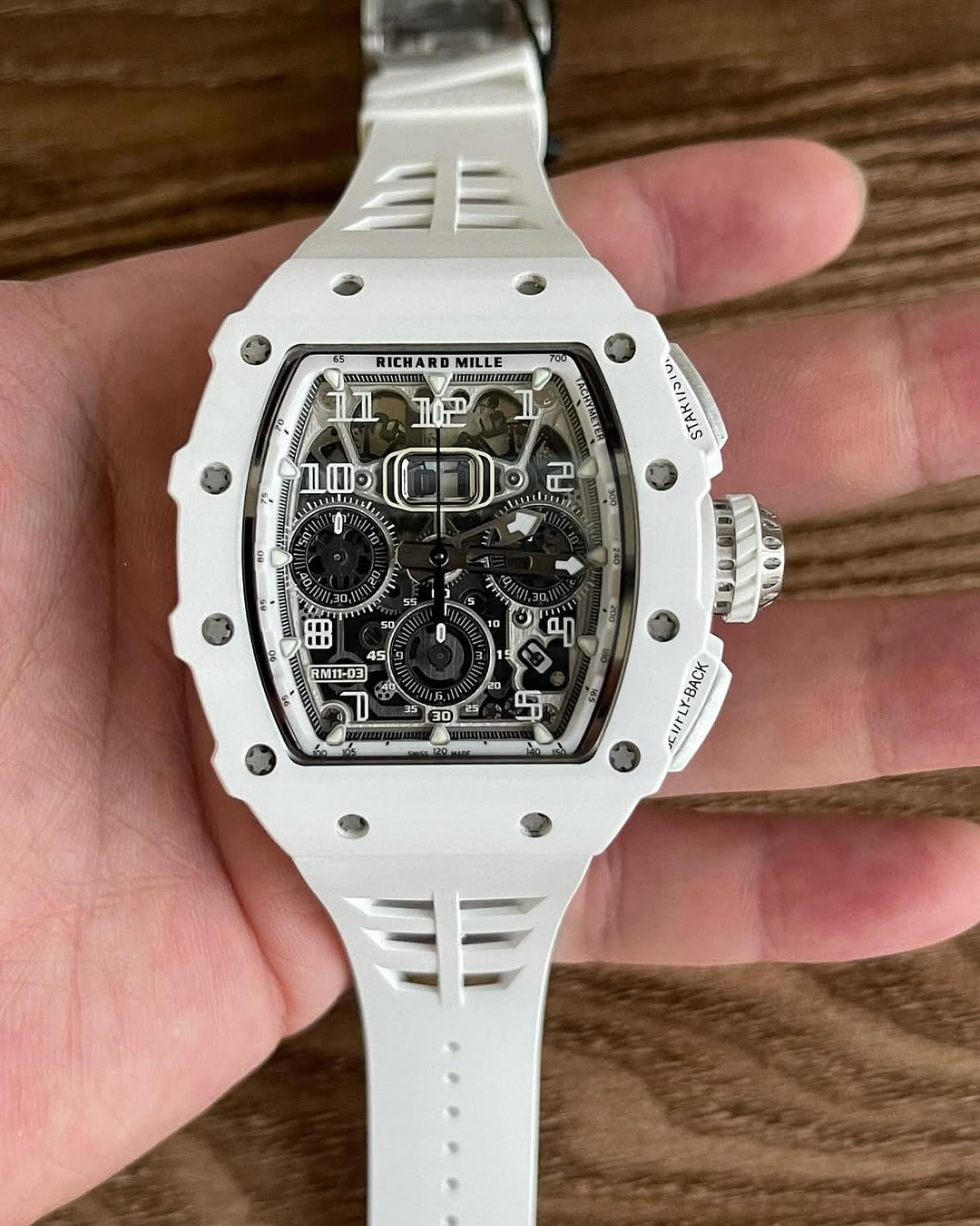 Richard Mille RM11-03 Titanium White Replica