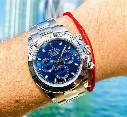 Rolex Daytona Blue White Gold m116509-0071 40mm