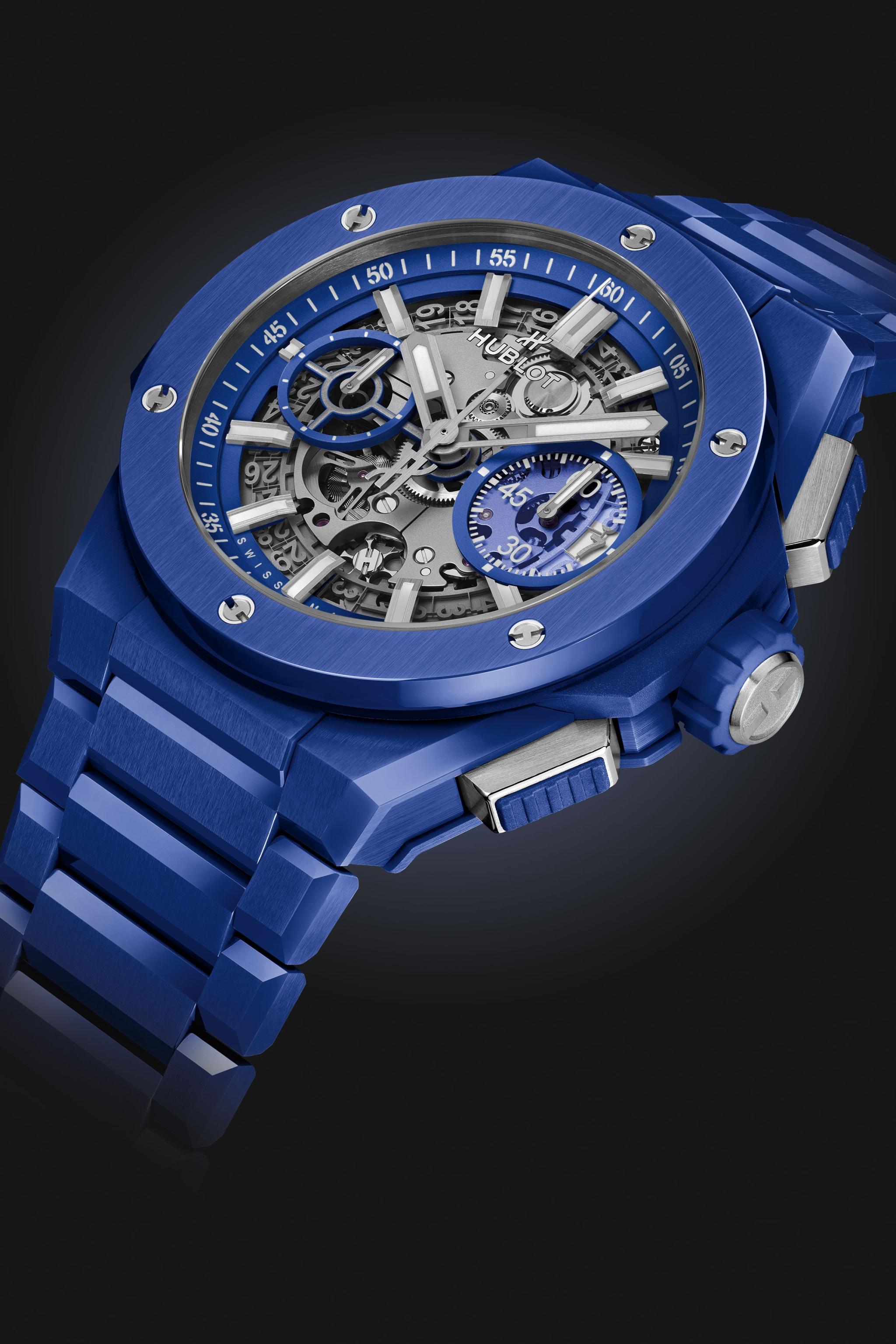 HUBLOT BIG BANG INTEGRATED BLUE INDIGO CERAMIC 42MM