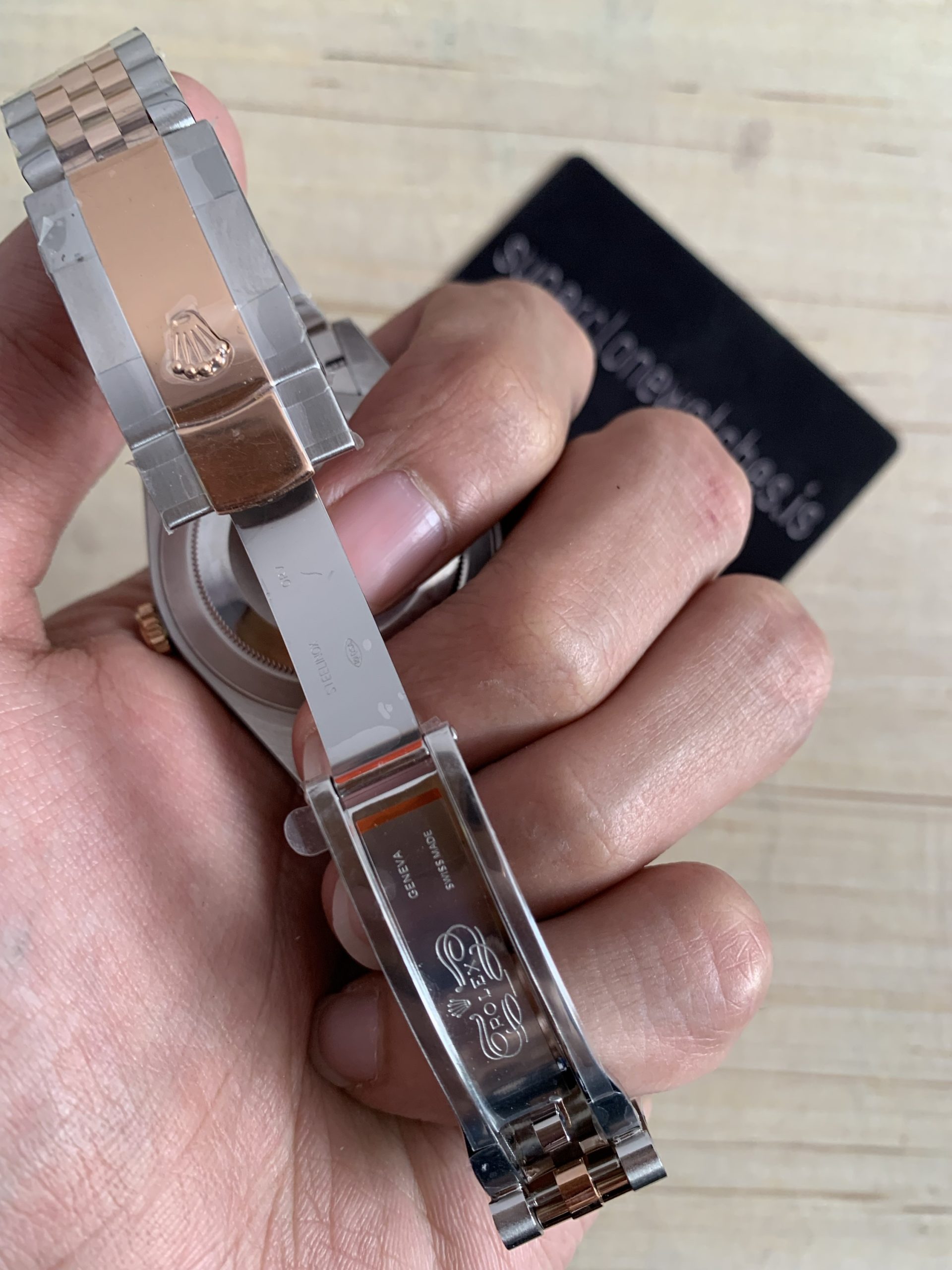 Rolex Datejust Wimbledon Ref.126331 Rose Gold Swiss Clone Movement High Quality Copy