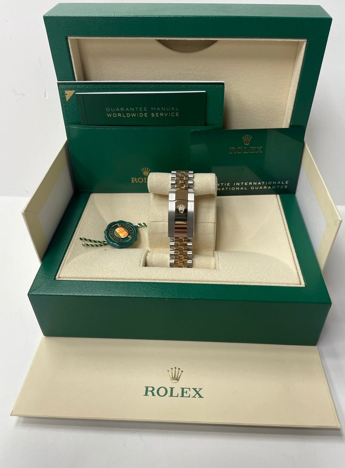 Rolex Datejust 36mm Steel and Yellow Gold Fluted Motif Dial Jubilee Bracelet (Reference # 126233)