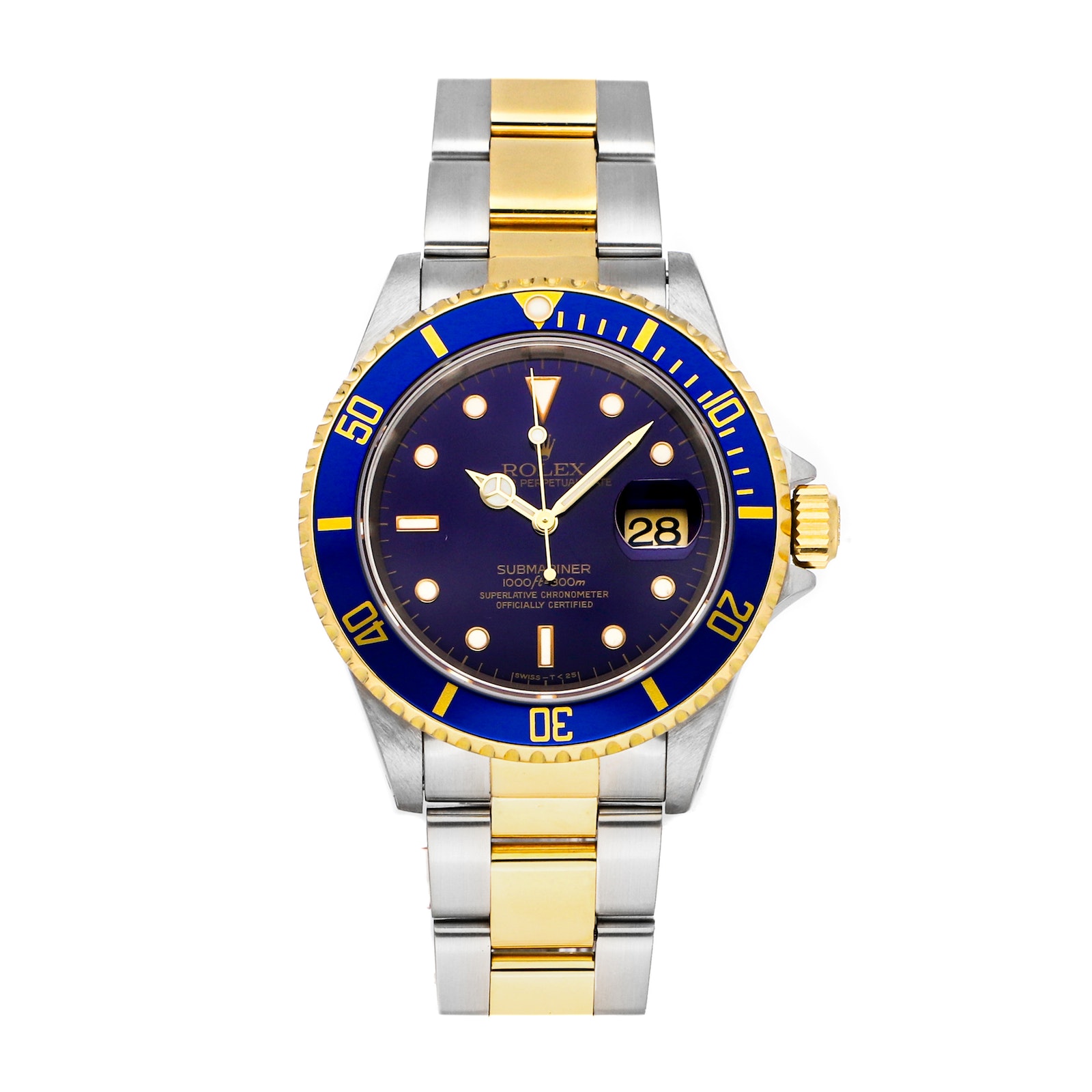 Rolex Super Clone Watch : Submariner 16613 BLU IX OYS