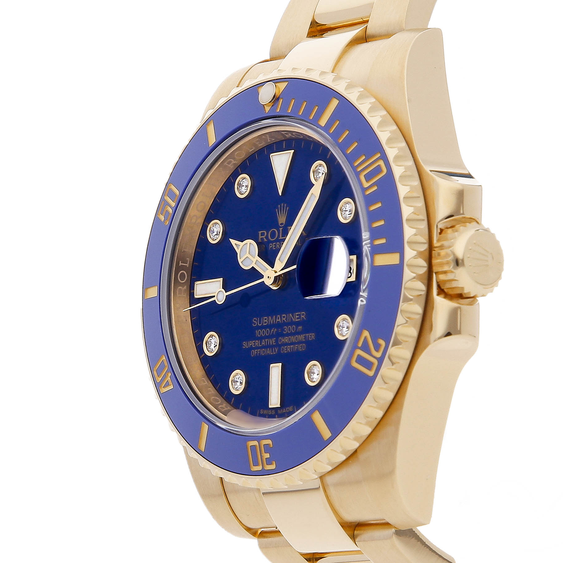 Rolex Super Clone Watch : Submariner Date 116618LB BLU DI OYS