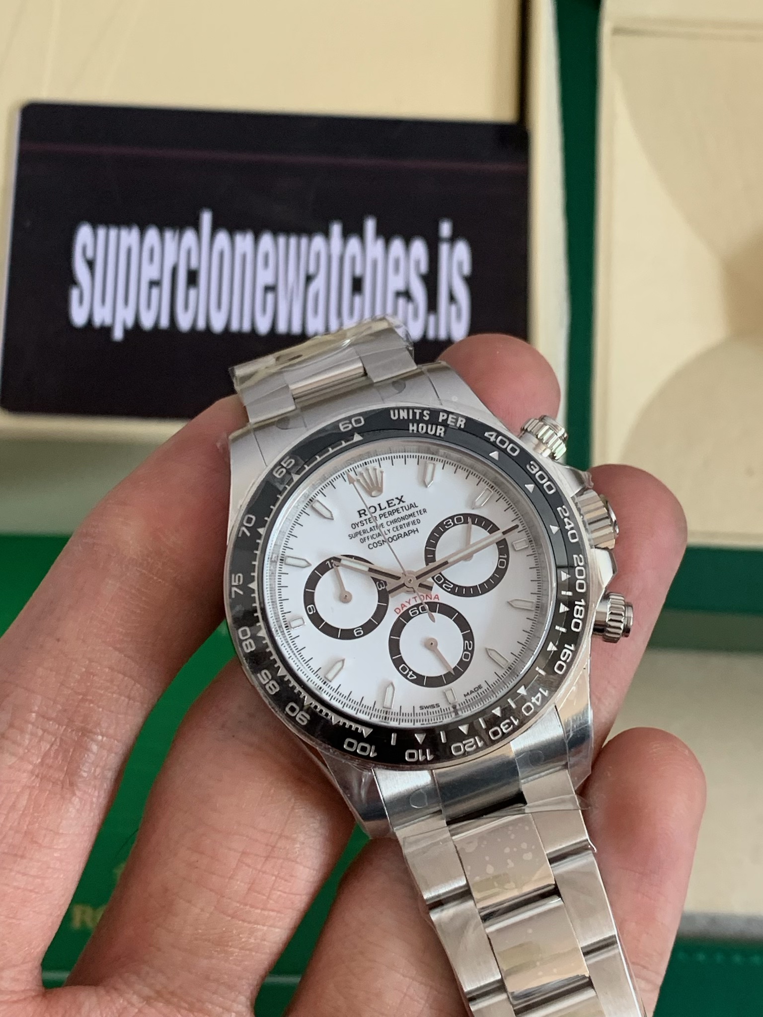 Rolex Daytona Replica Ref.126500 Panda 4131 Movement 904L Stainless Steel 2023 Latest Version