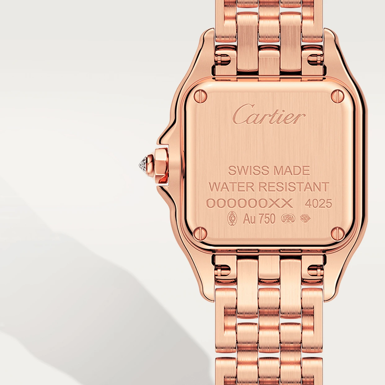 CARTIER PANTHÈRE Rose Gold Diamond 30mm Small Model WJPN0049