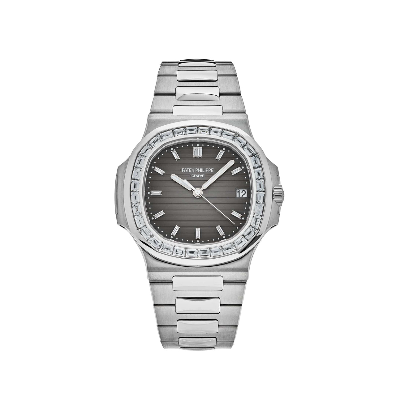 Patek Philippe Nautilus 5711/110P-001 Platinum Grey Dial Diamond Bezel