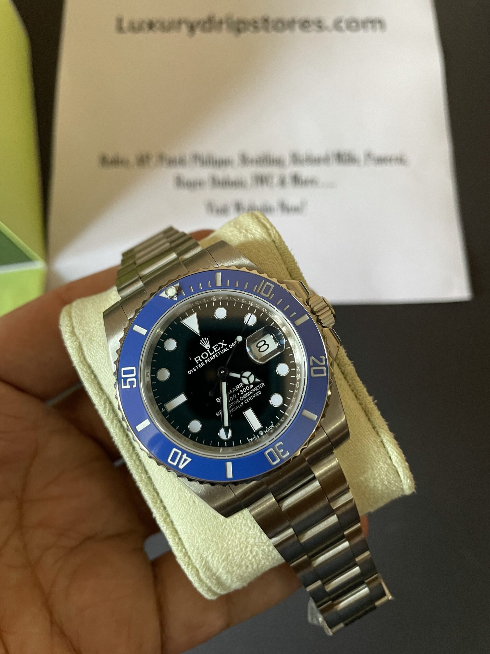 Rolex Submariner 126619LB Black Dial 3235 Blue Bezel Black DIal
