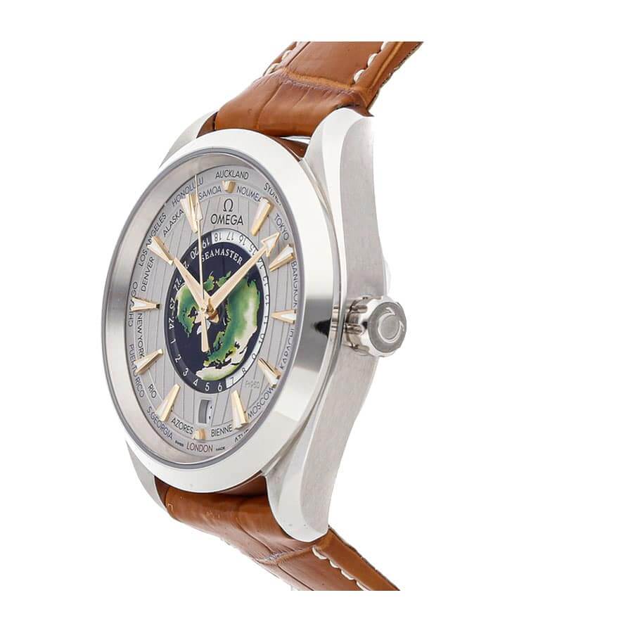 Omega Aqua Terra Co‑Axial Master Chronometer World timer Japanese Automatic Men’s Watch