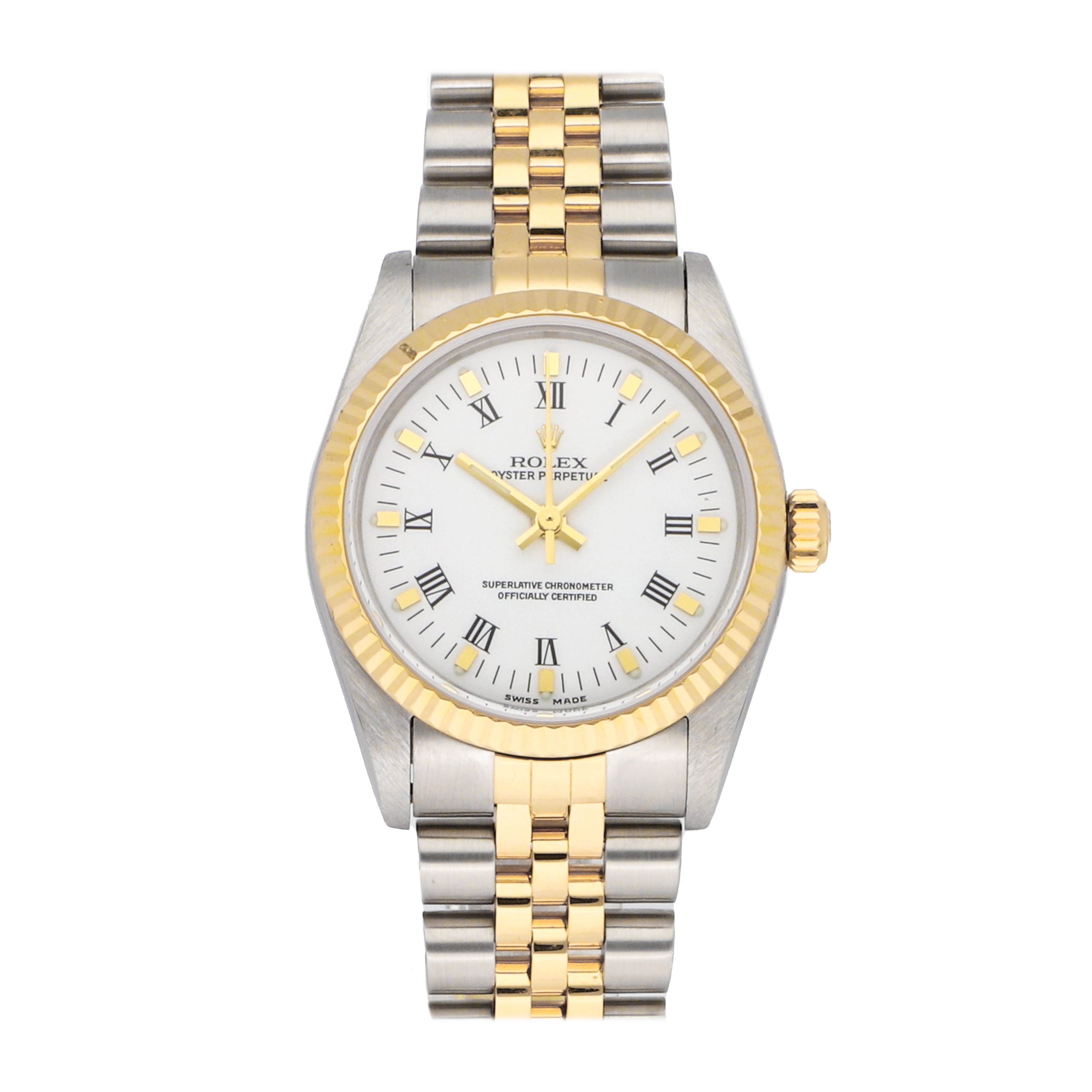 Rolex Super Clone Watch : Oyster Perpetual 77513 WHT ROM JUB