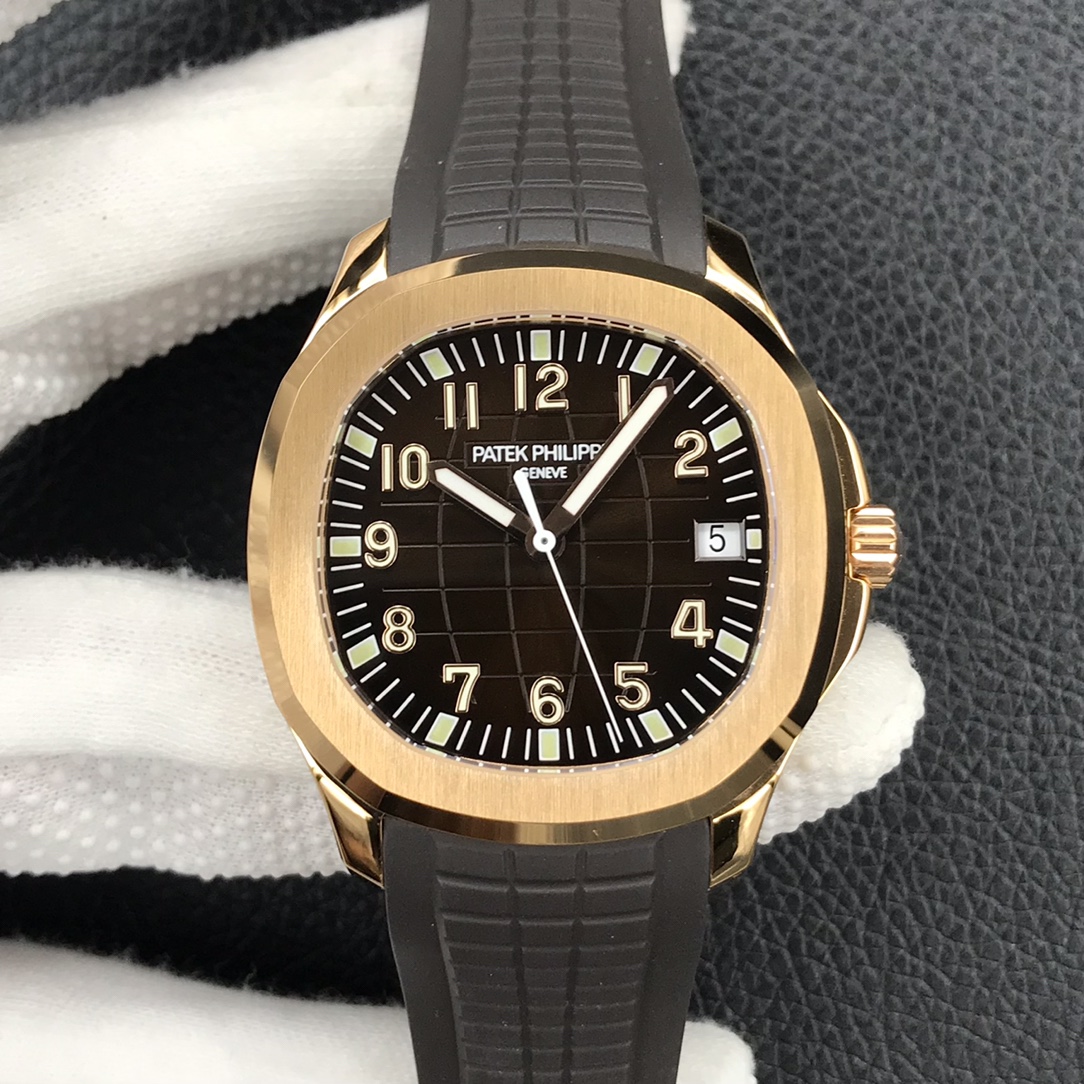 (Top version 1:1)Patek Philippe Aquanaut Rose Gold - Brown Dial 40mm (Ref# 5167R-001)