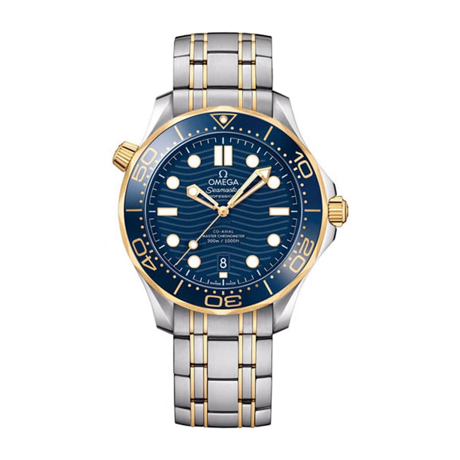 OMEGA Seamaster Diver 300m Co‑Axial Master Chronometer Stainless Steel and 18ct Gold Men’s Watch